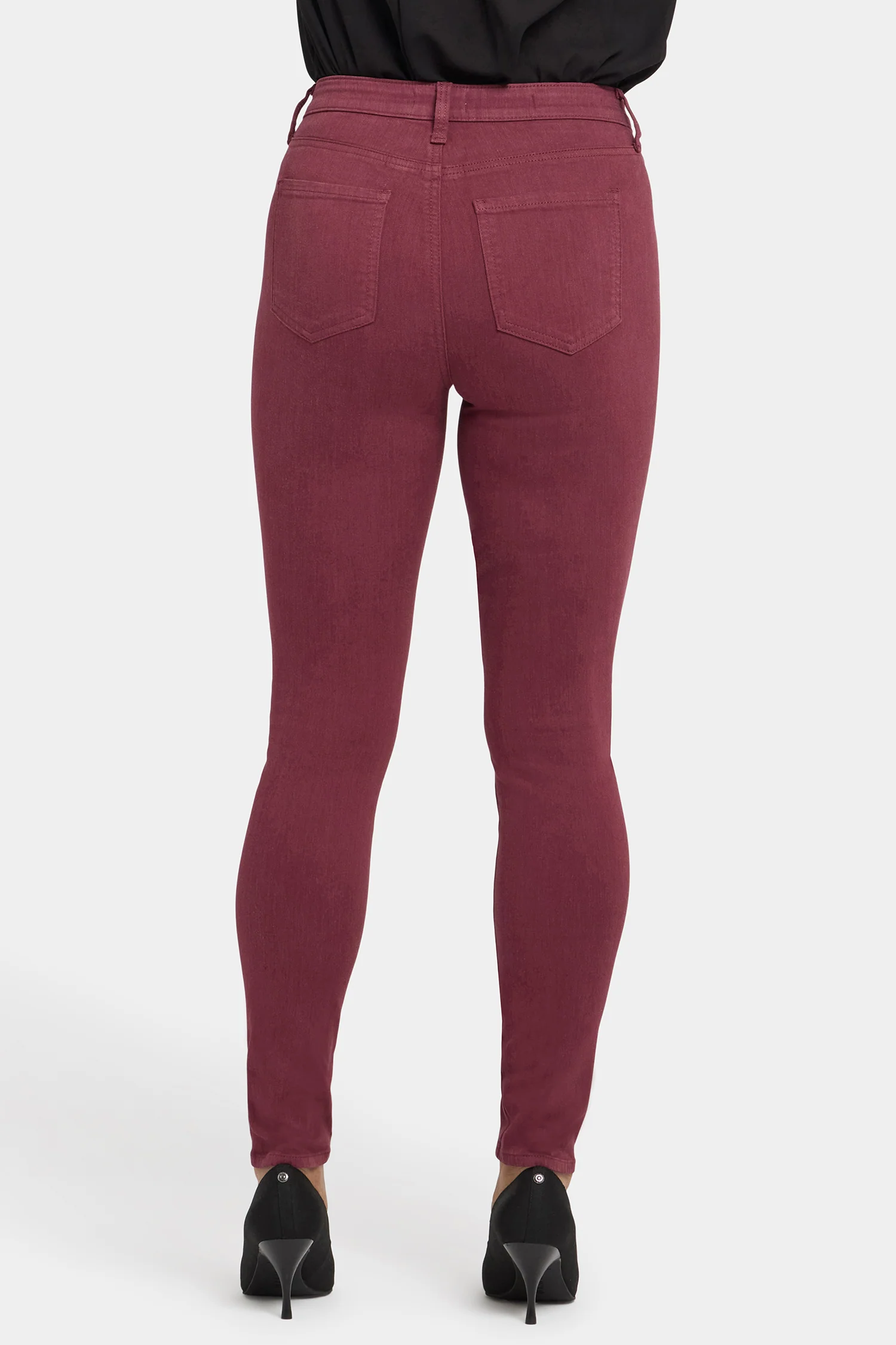 Ami Skinny Jeans - True Burgundy - Image 3