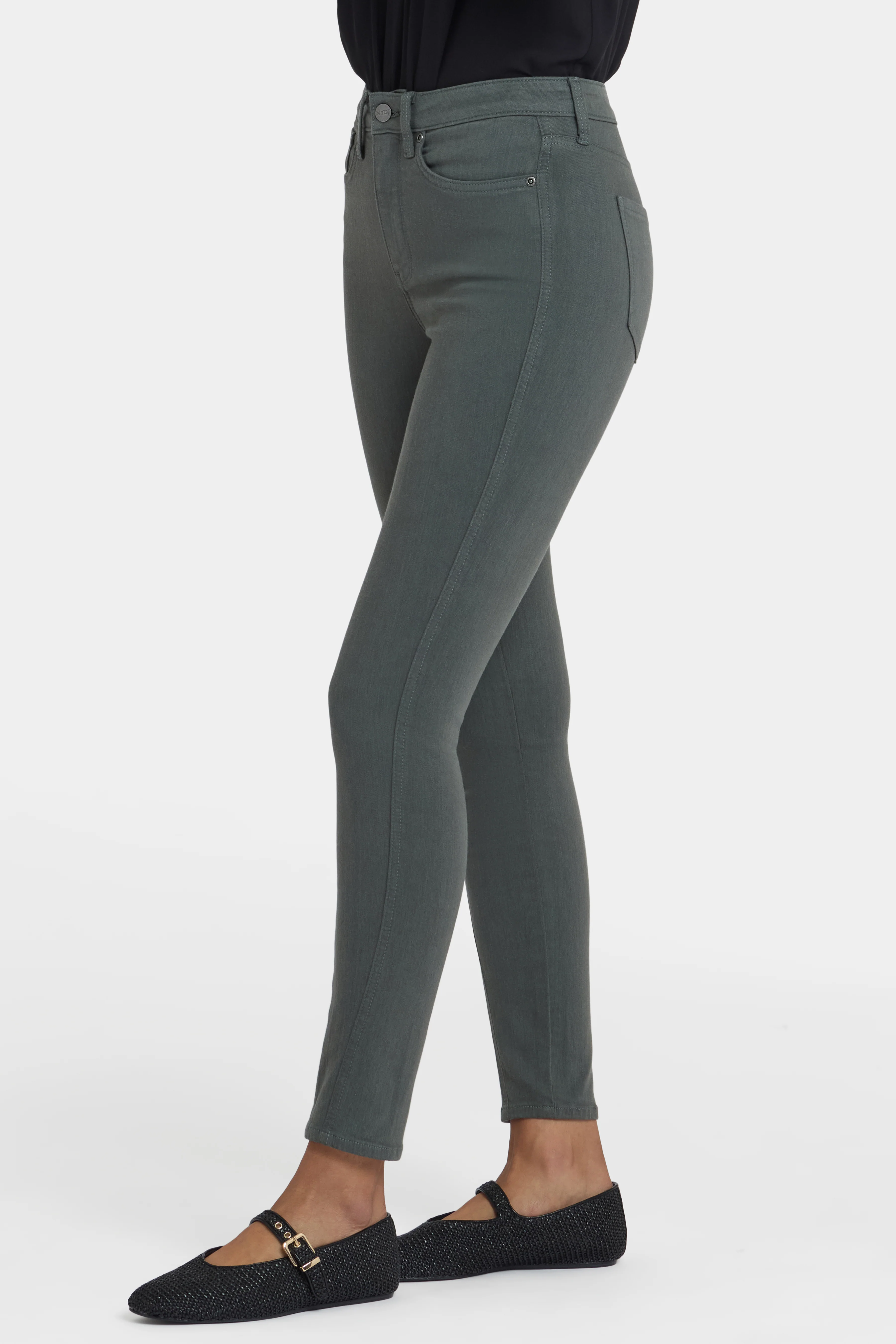 Ami Skinny Jeans - True Olive - Image 3