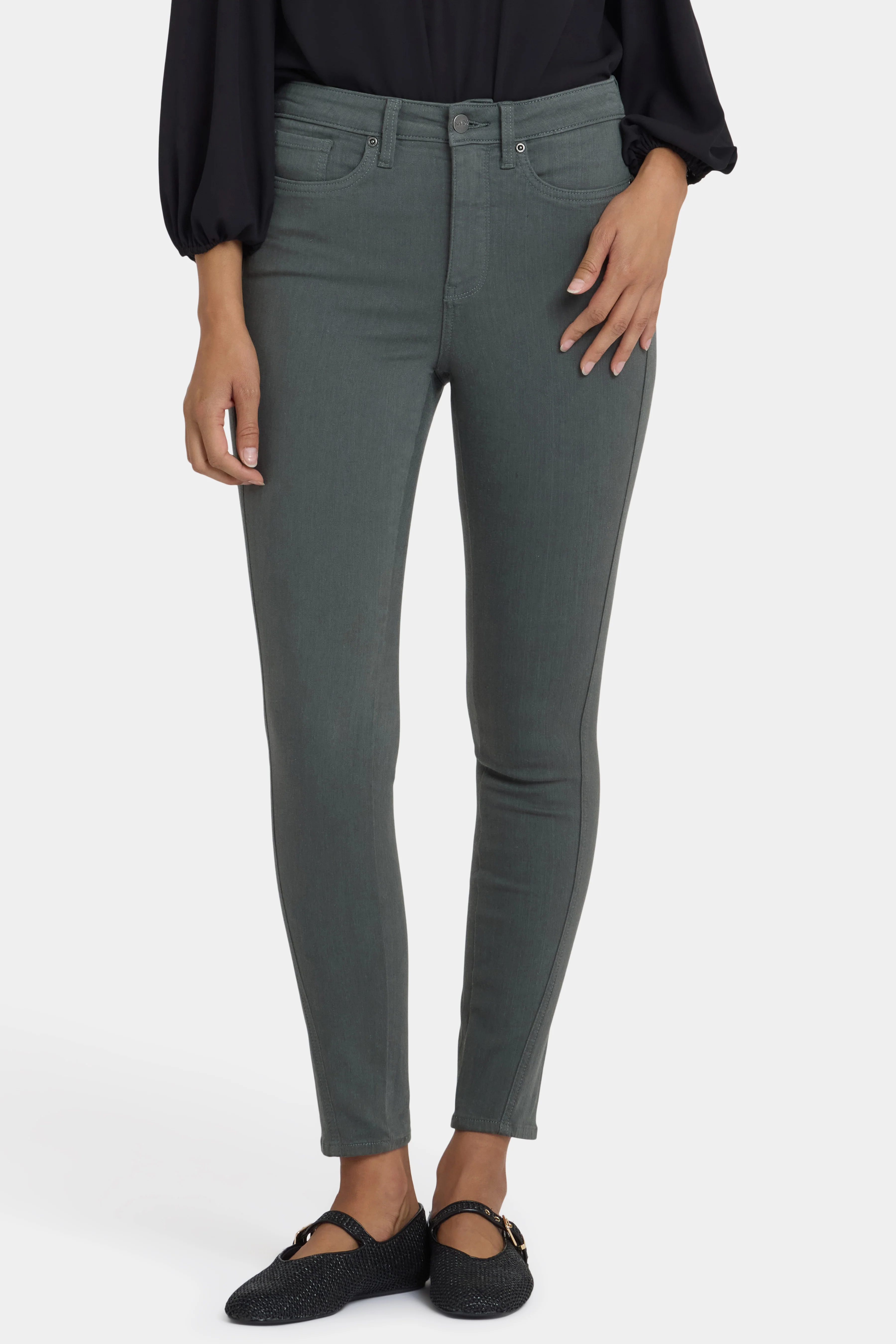 Ami Skinny Jeans - True Olive - Image 4
