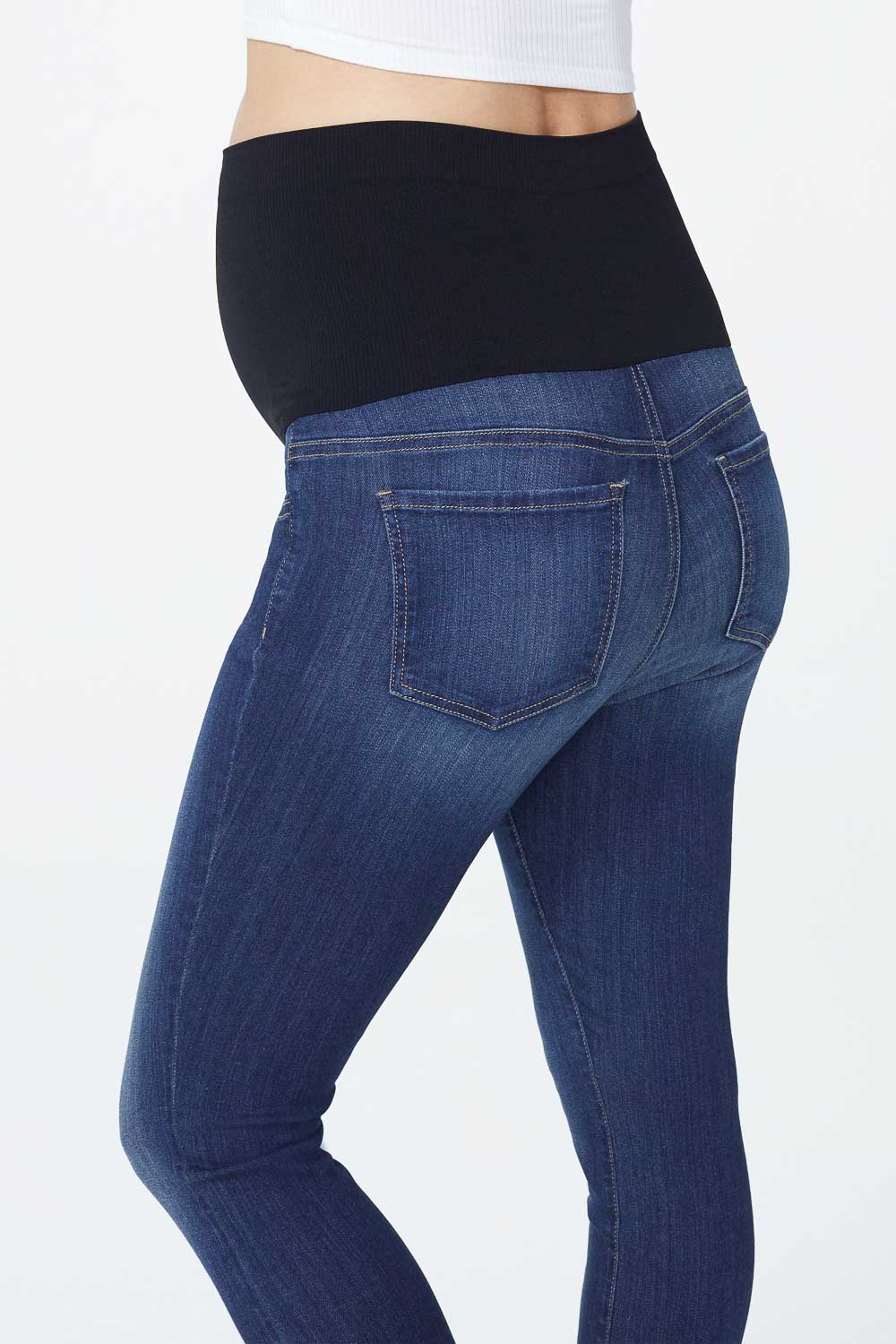 Ami Skinny Maternity Jeans - Big Sur - Image 3