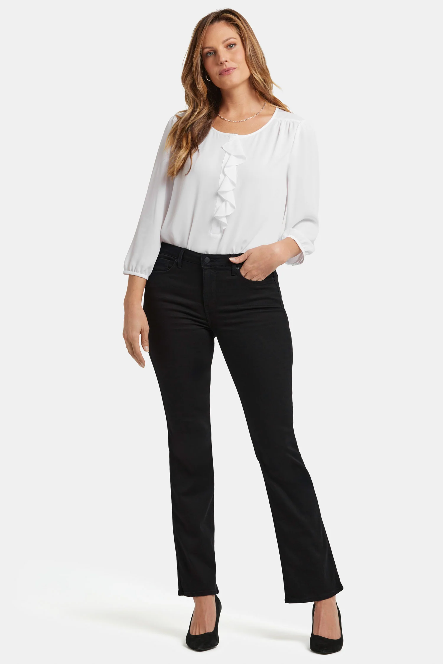 Barbara Bootcut Jeans - Black - Image 4