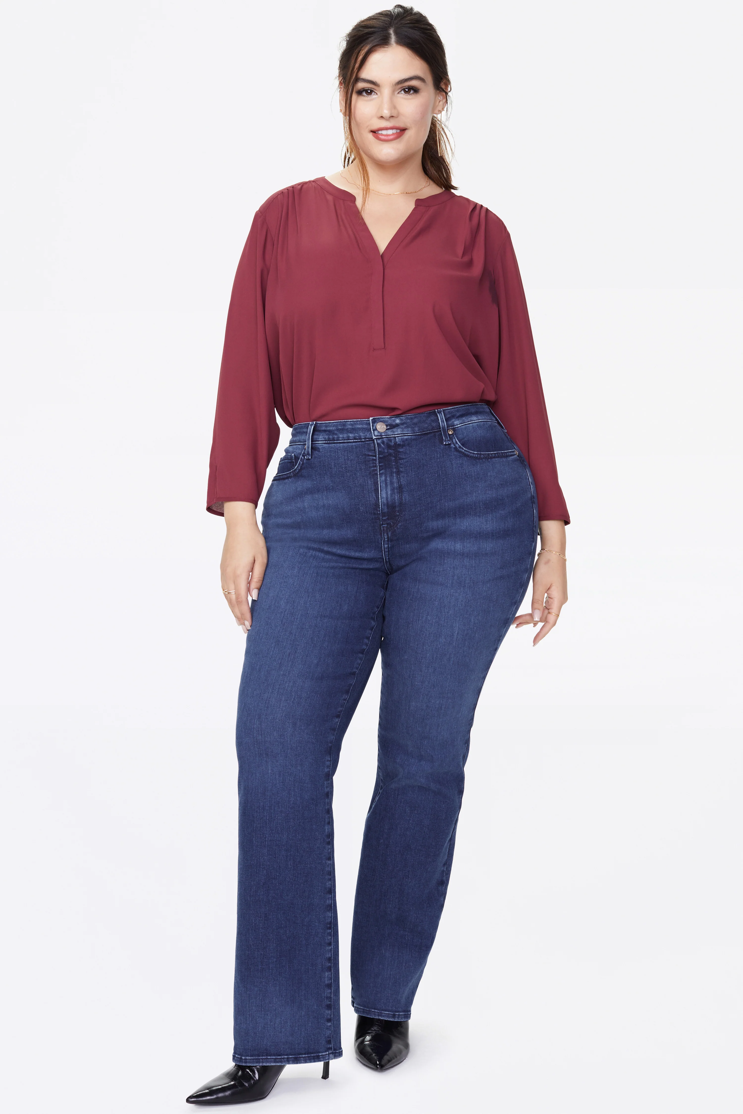 Barbara Bootcut Jeans In Plus Size - Habana - Image 4