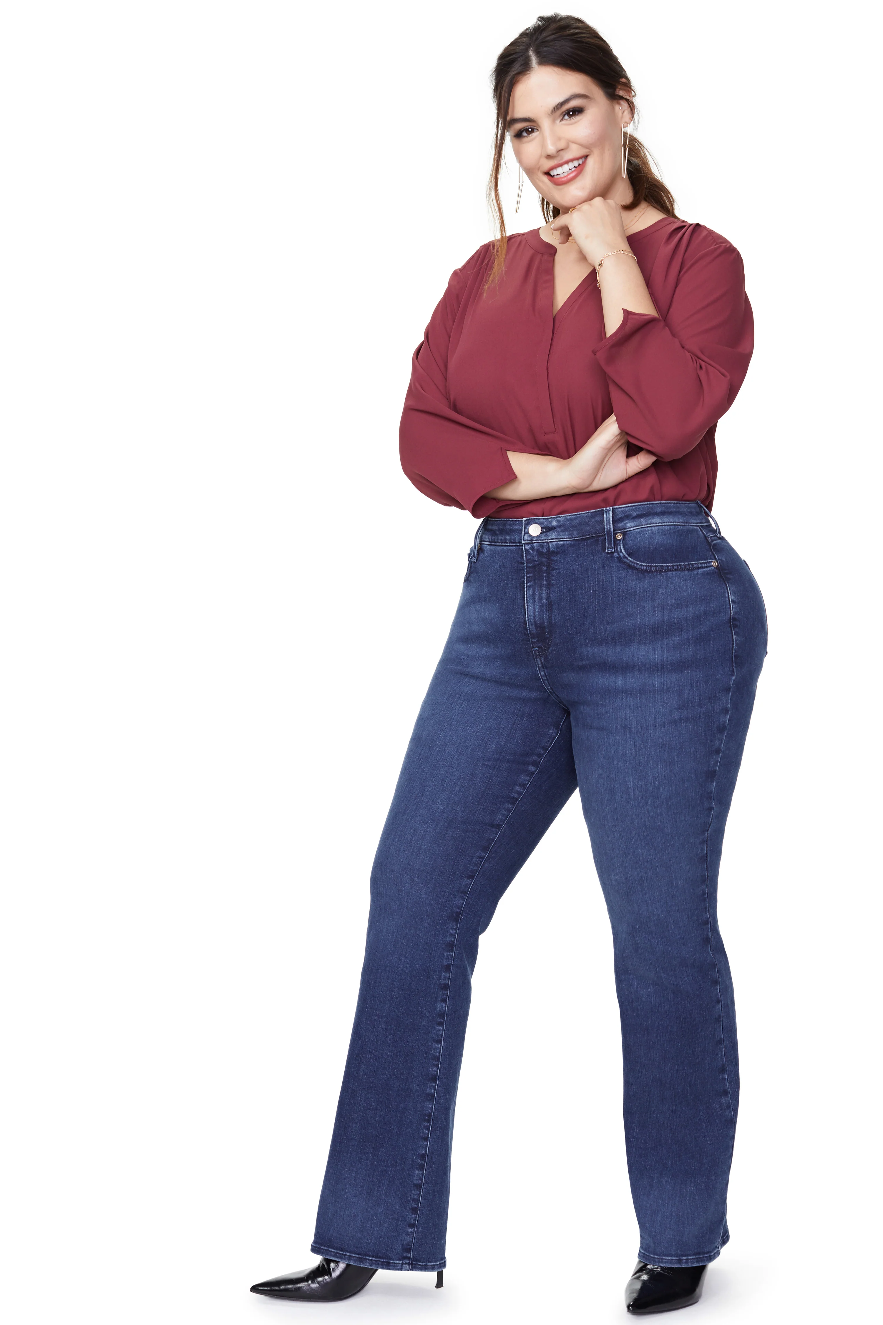 Barbara Bootcut Jeans In Plus Size - Habana - Image 7