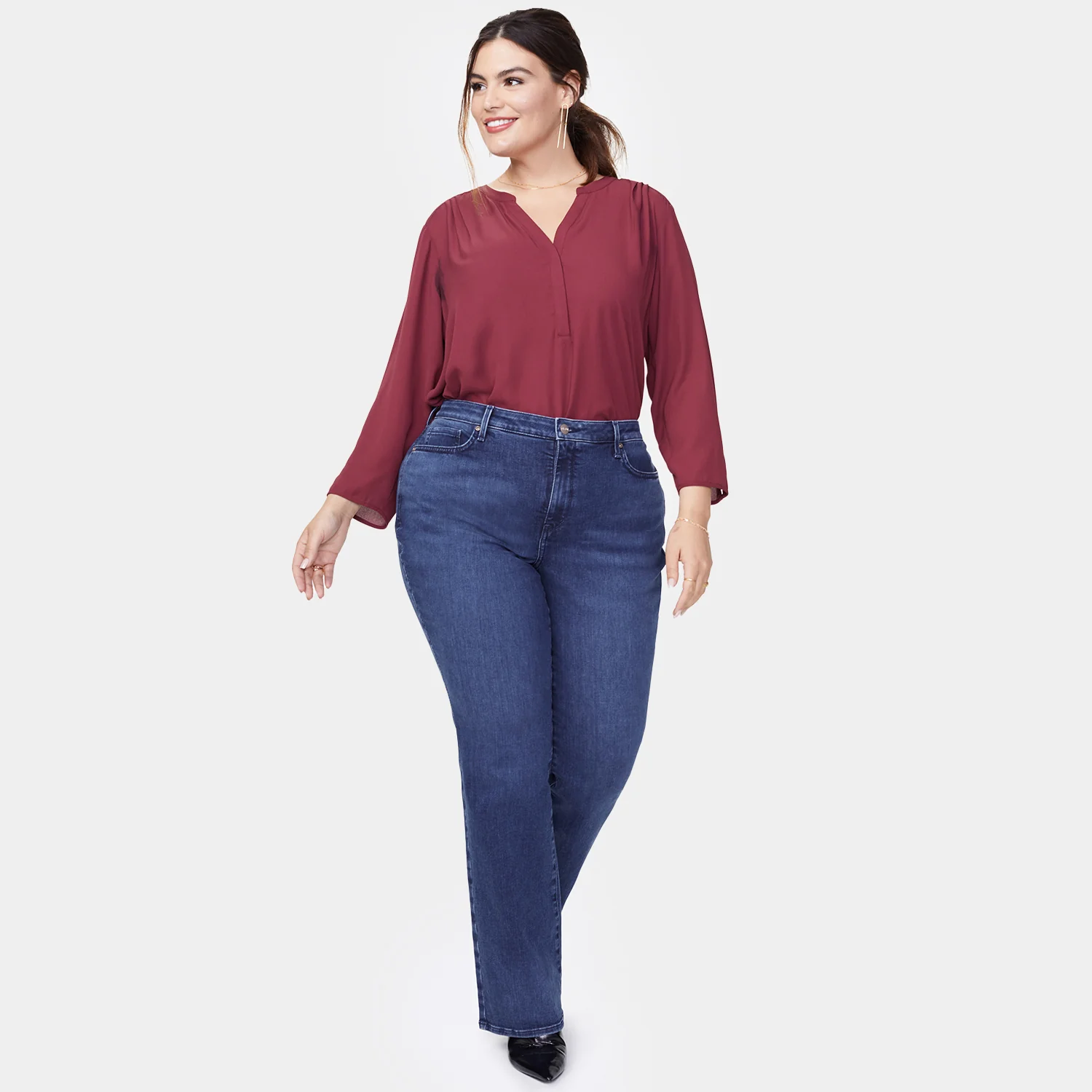 Barbara Bootcut Jeans In Plus Size - Habana - Image 8