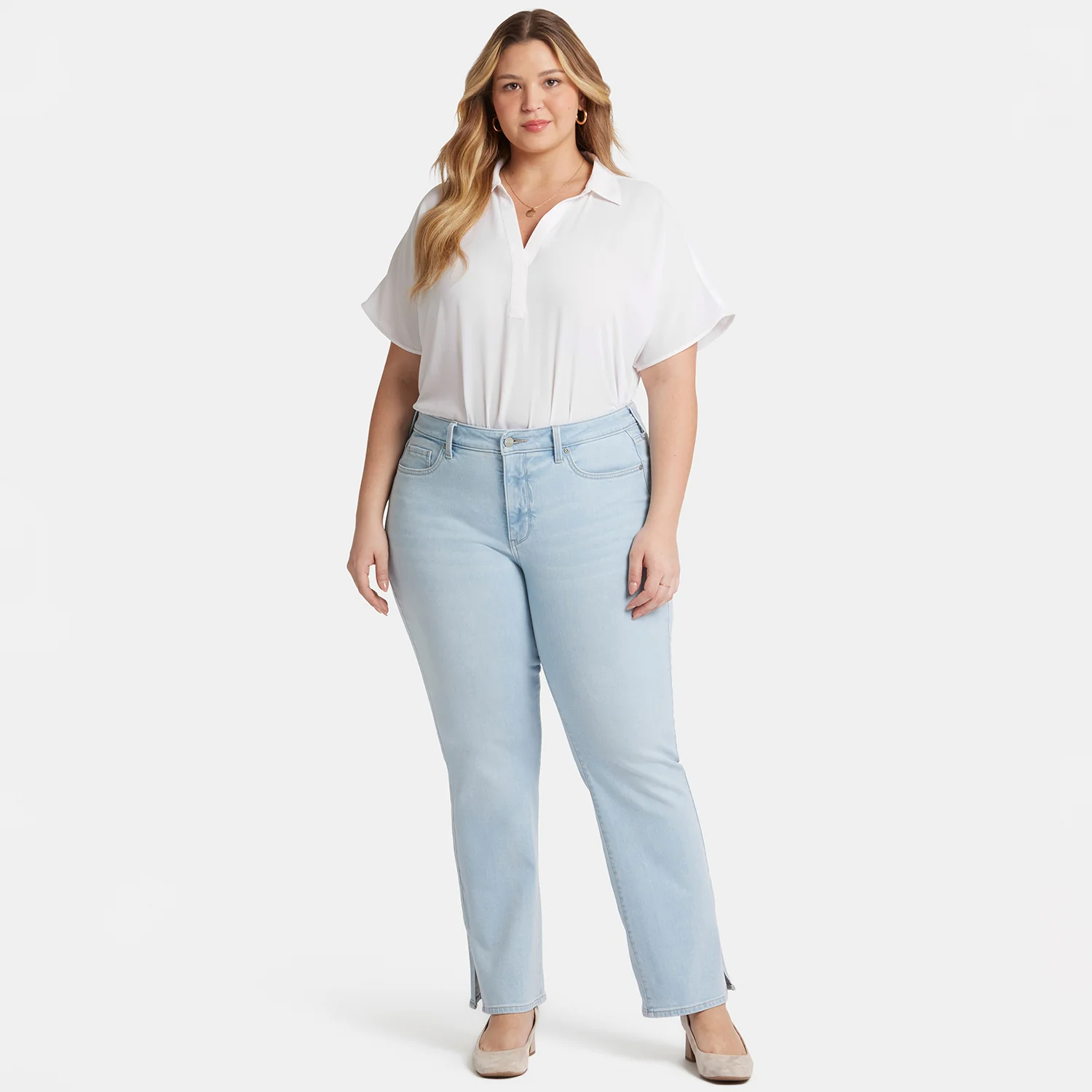 Barbara Bootcut Jeans In Plus Size - Oceanfront - Image 7