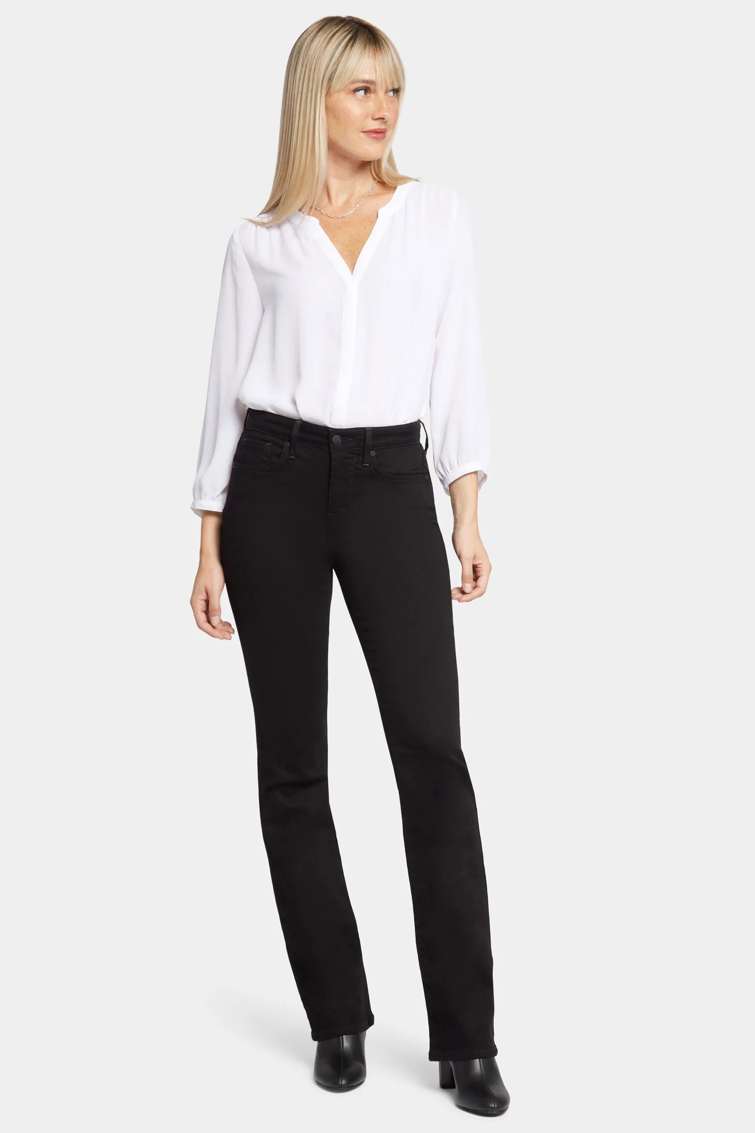 Barbara Bootcut Jeans In Tall - Black - Image 4