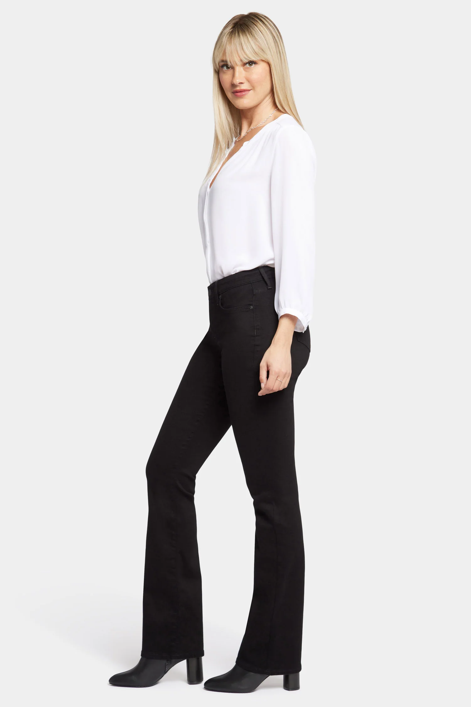 Barbara Bootcut Jeans In Tall - Black - Image 5