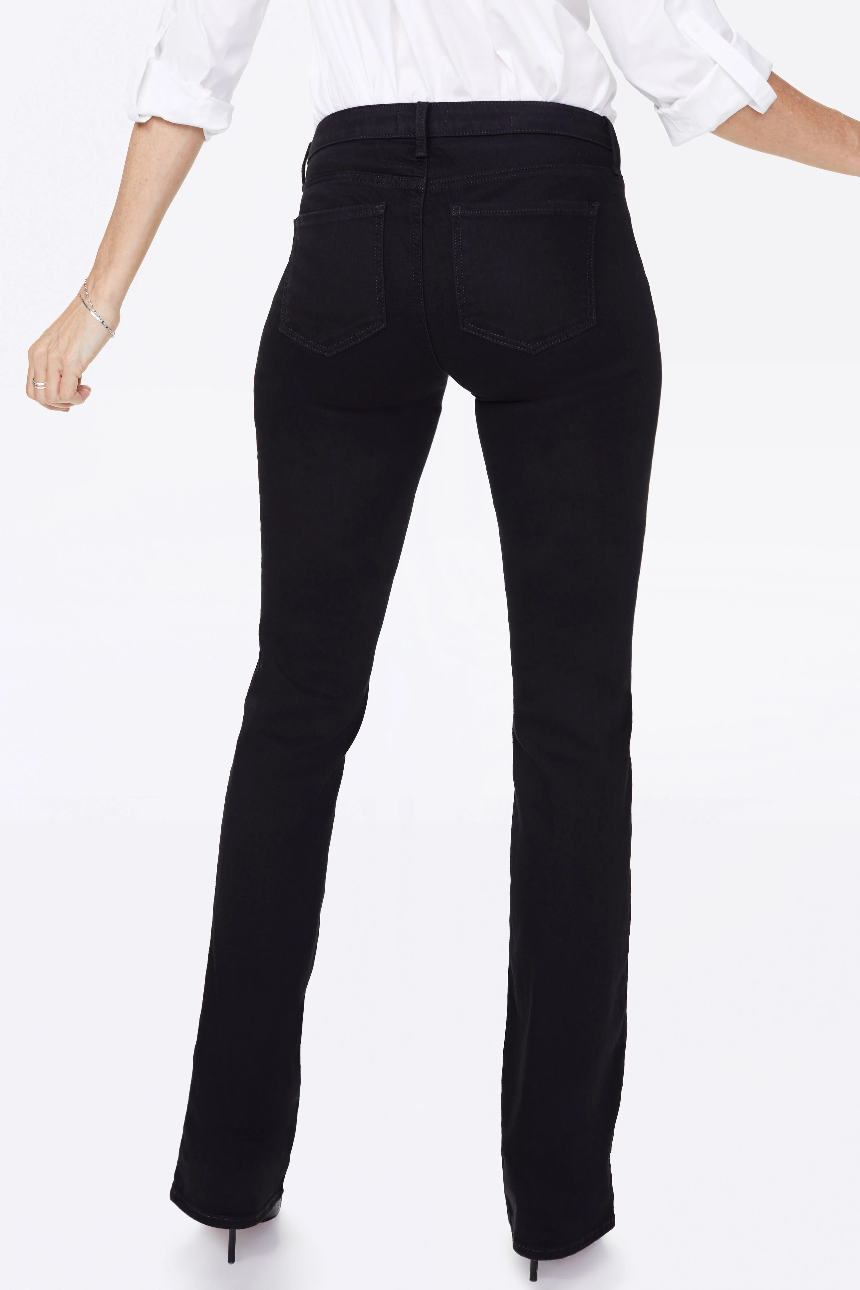 Barbara Bootcut Jeans In Tall - Black - Image 7