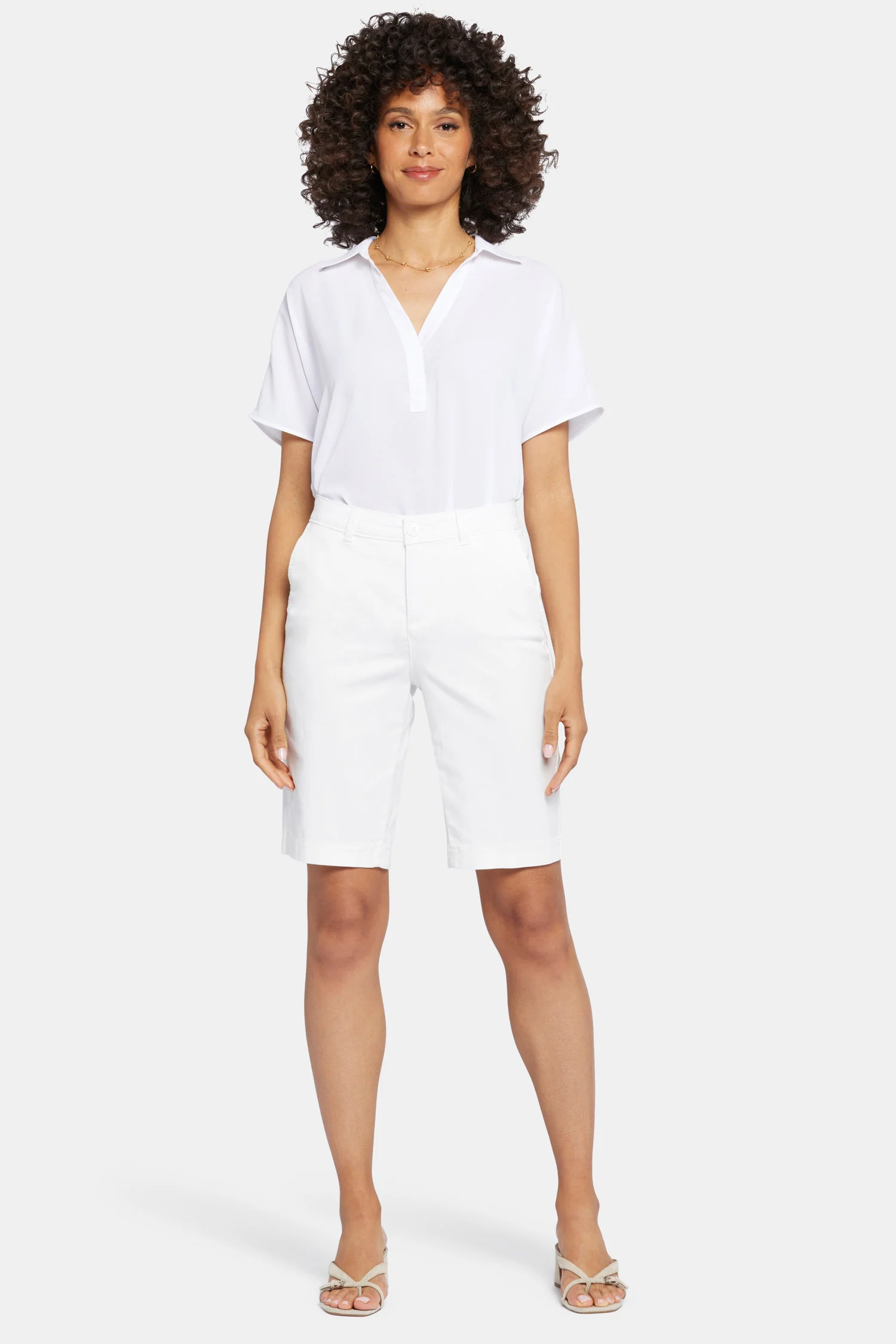 Bermuda Shorts - Optic White - Image 4