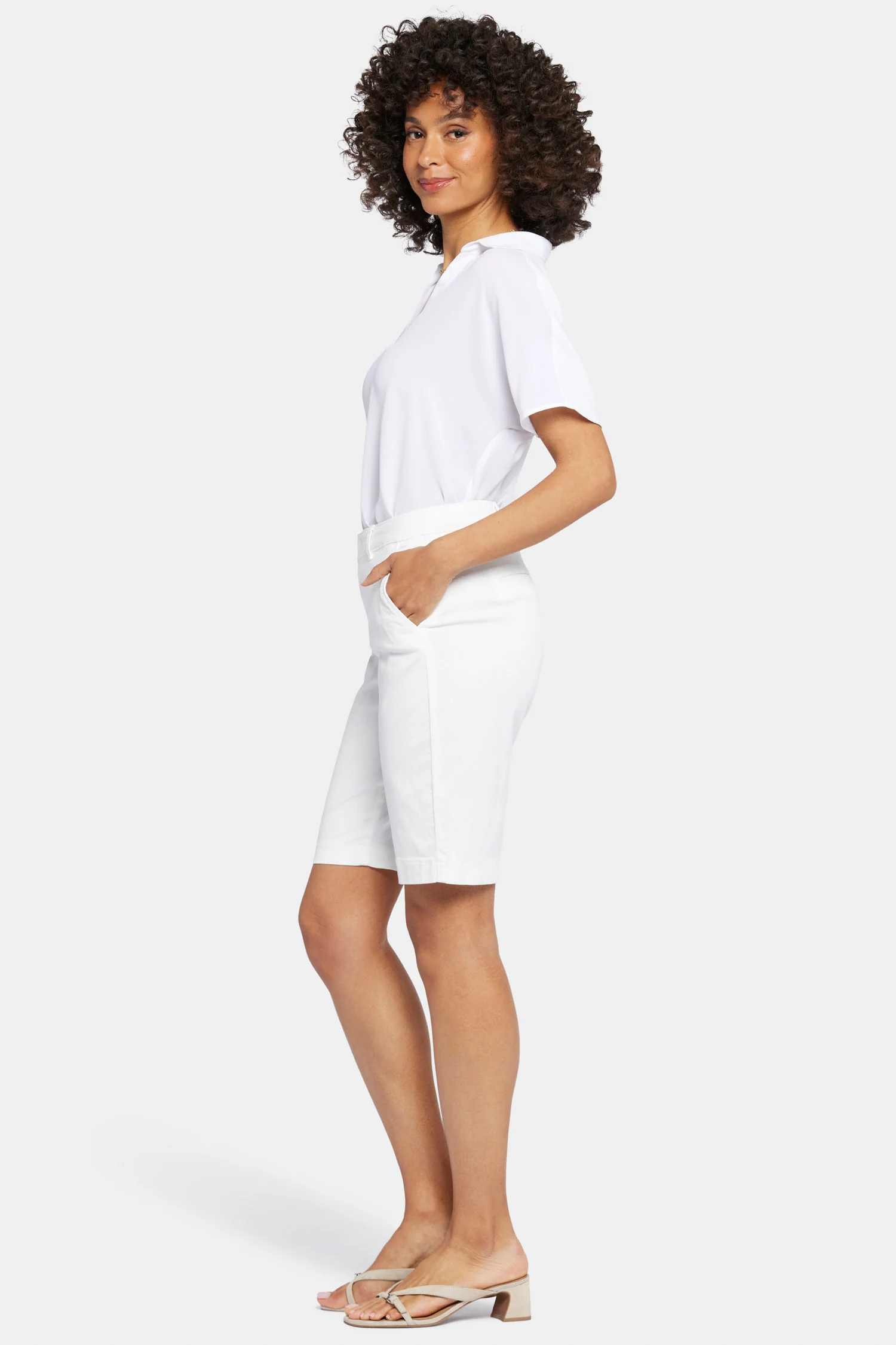 Bermuda Shorts - Optic White - Image 5