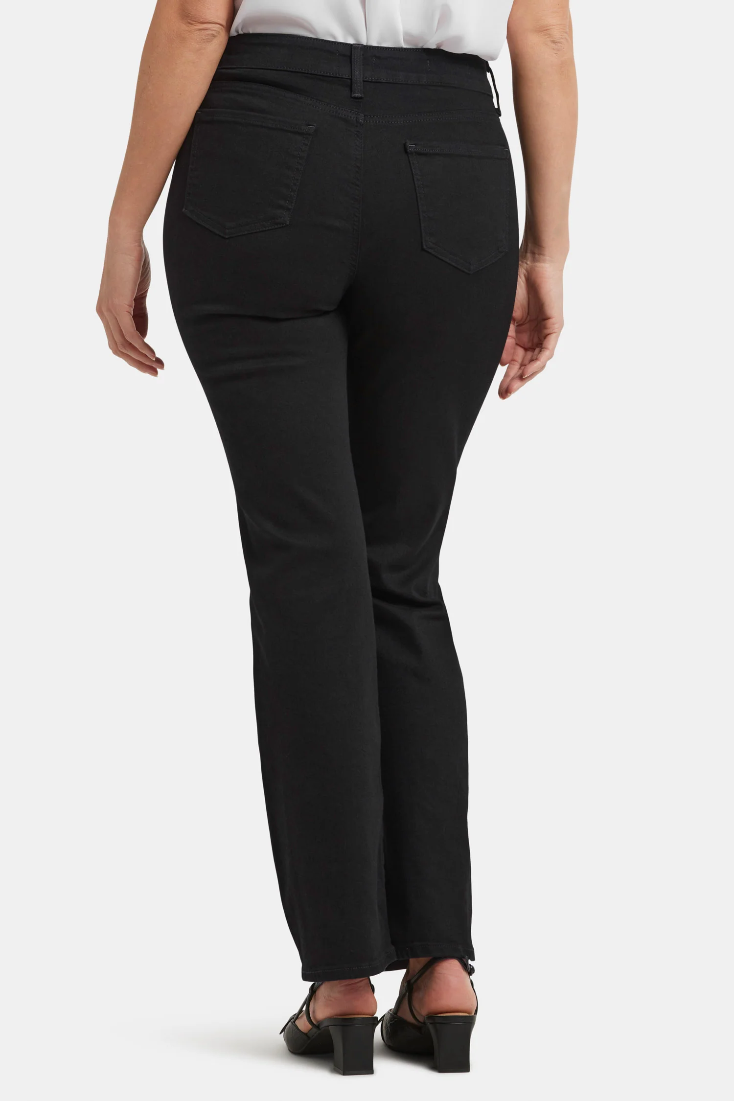 Blake Slim Flared Jeans - Black - Image 5