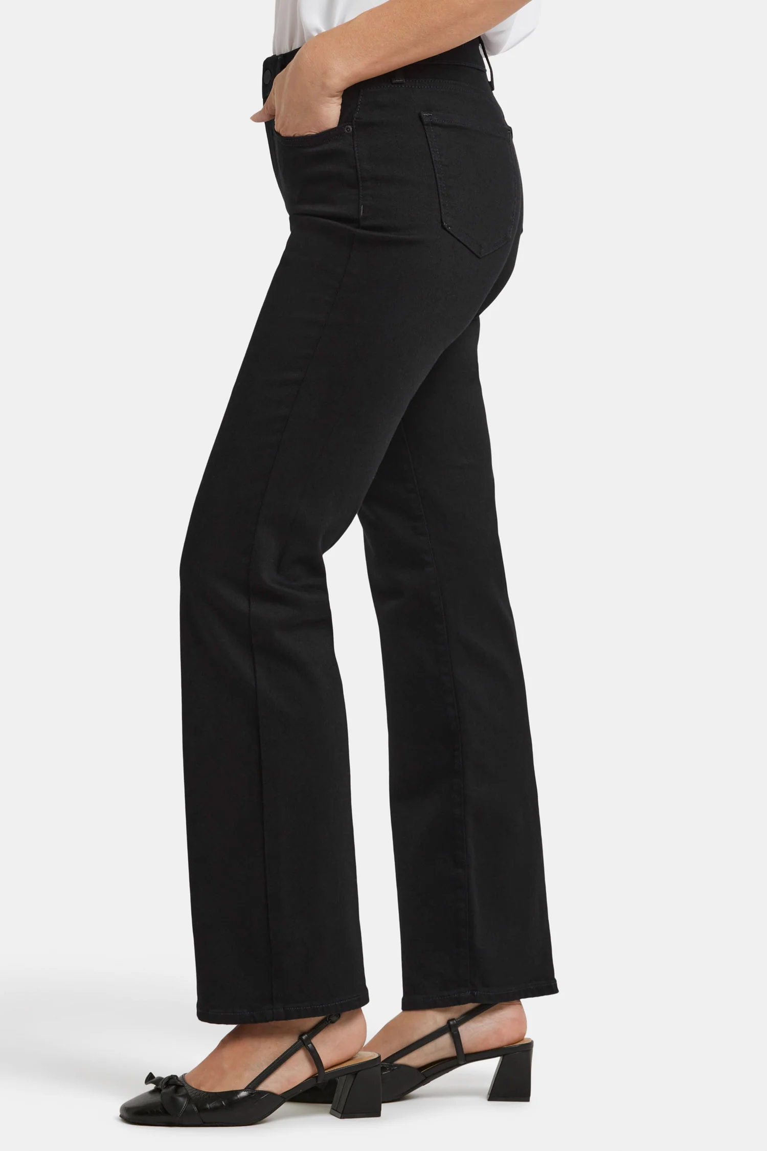 Blake Slim Flared Jeans - Black - Image 6