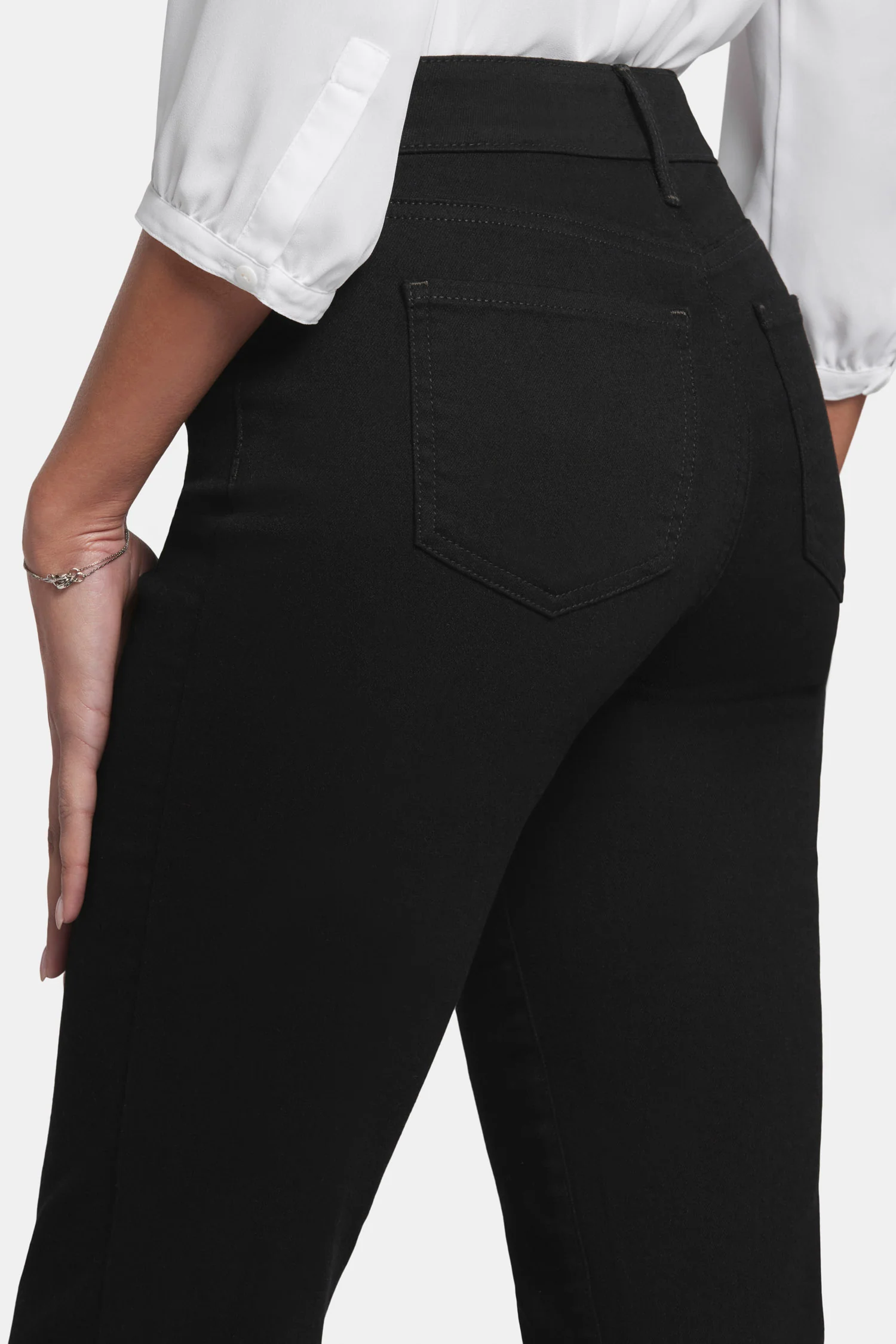 Blake Slim Flared Jeans - Black - Image 7