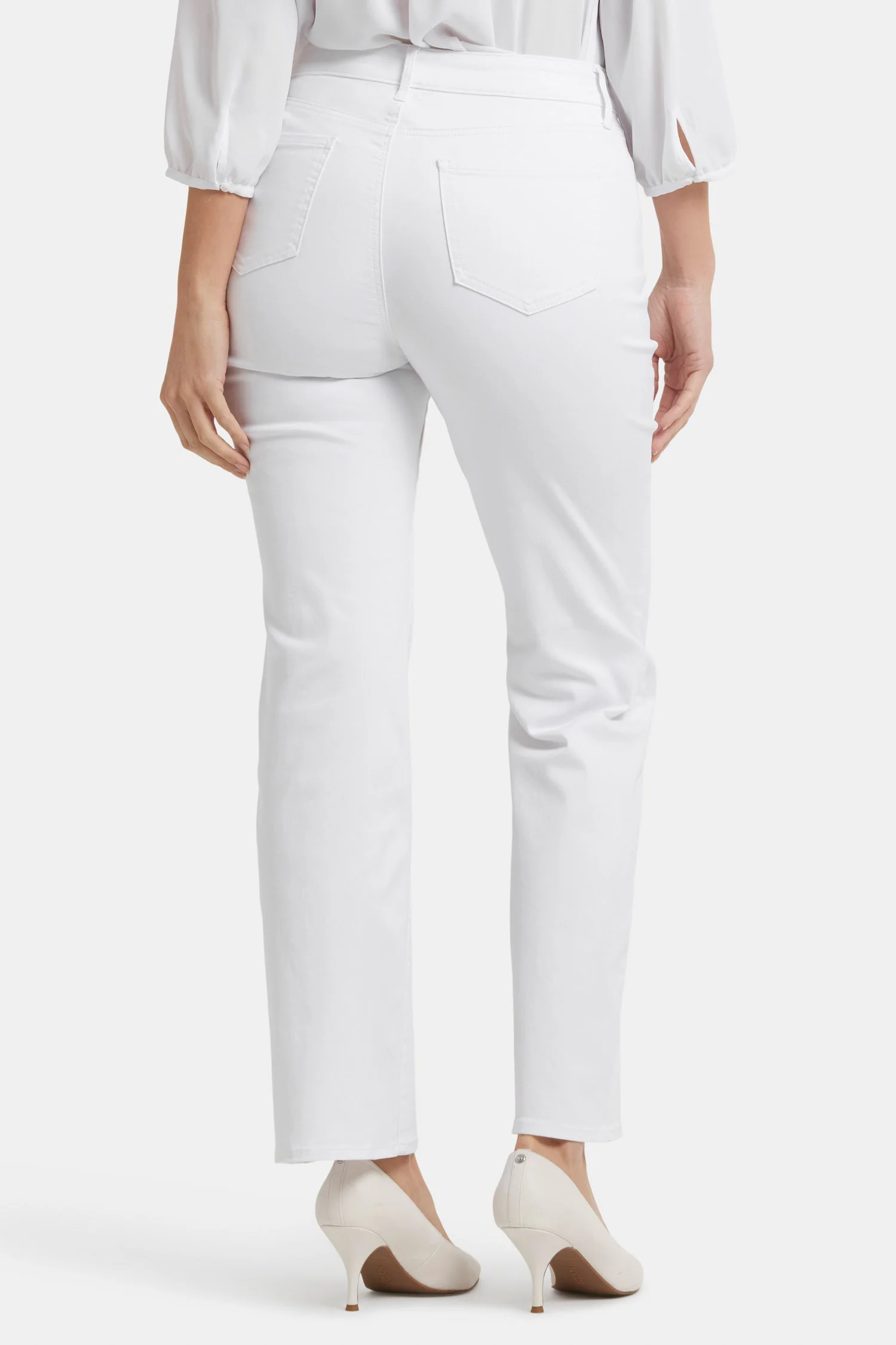 Blake Slim Flared Jeans - Optic White - Image 5