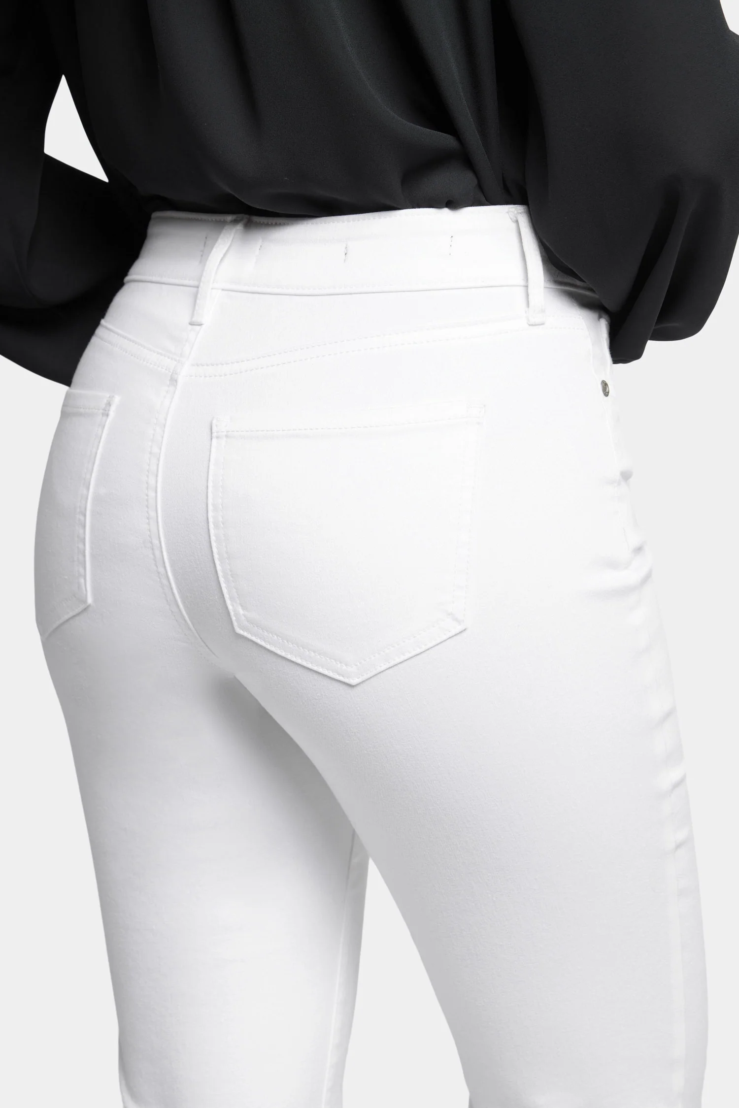 Blake Slim Flared Jeans - Optic White - Image 7