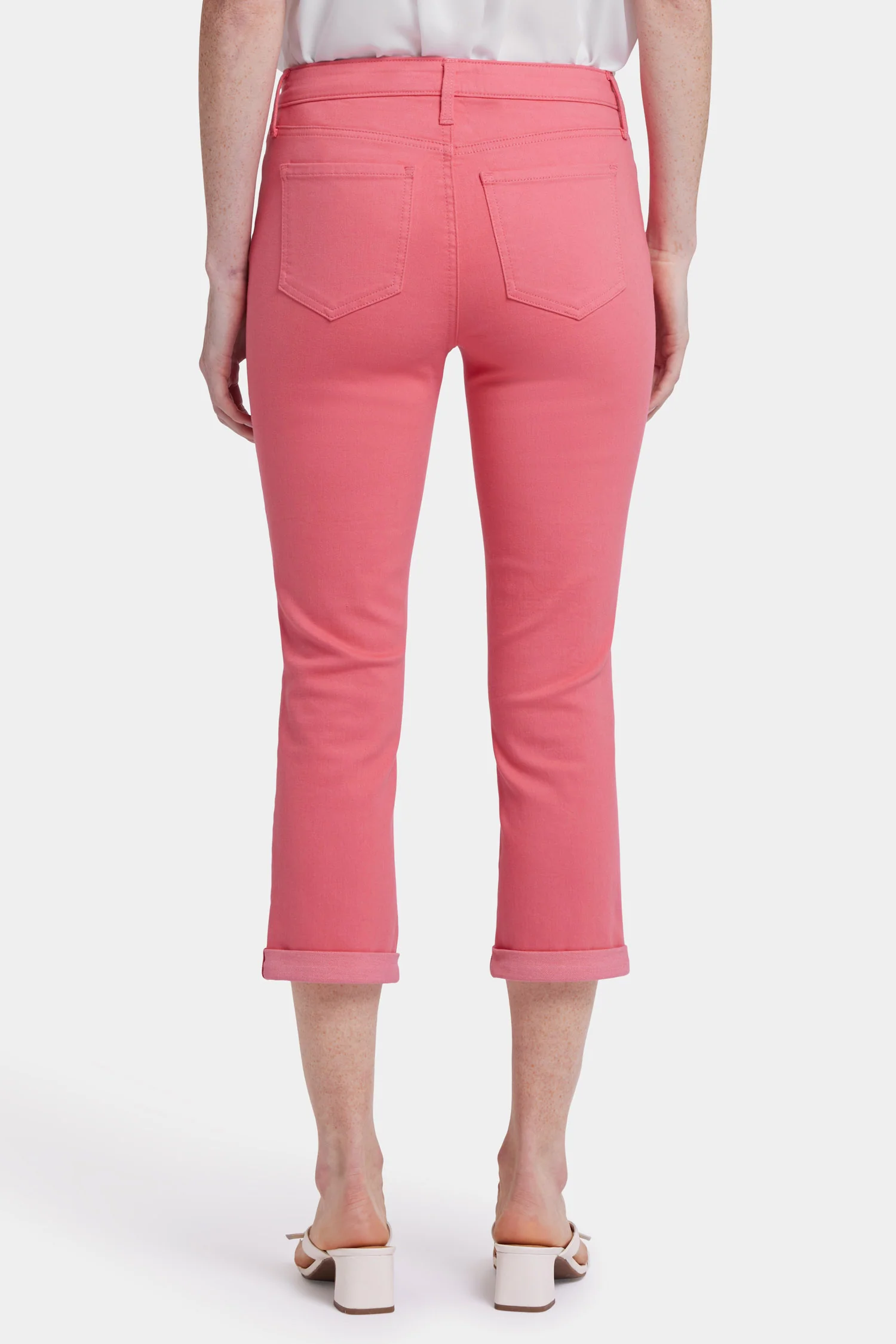 Chloe Skinny Capri Jeans - Spiced Coral - Image 3