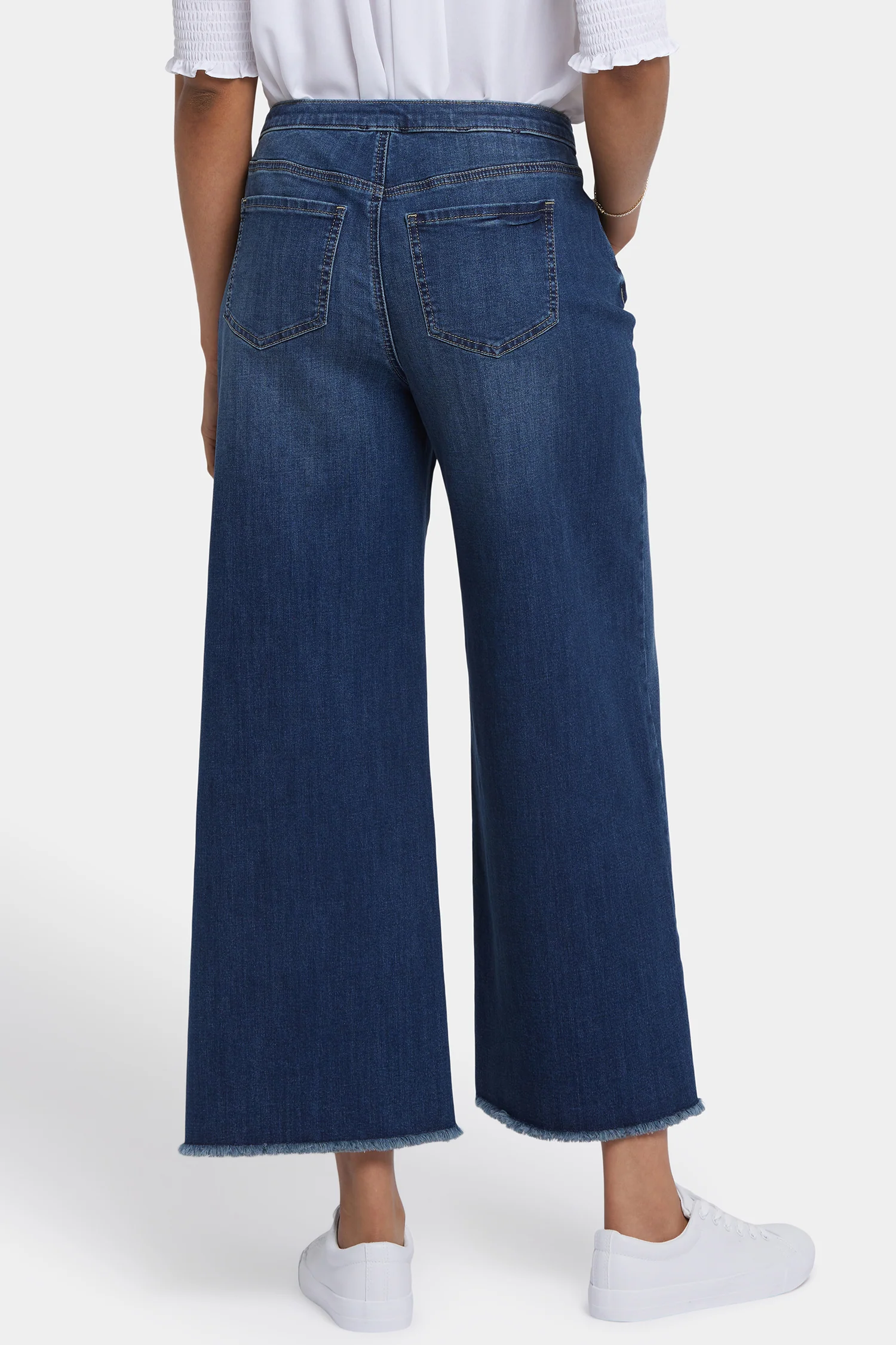 Cindi Relaxed Wide Leg Ankle Jeans - Rio Rapids - Image 3