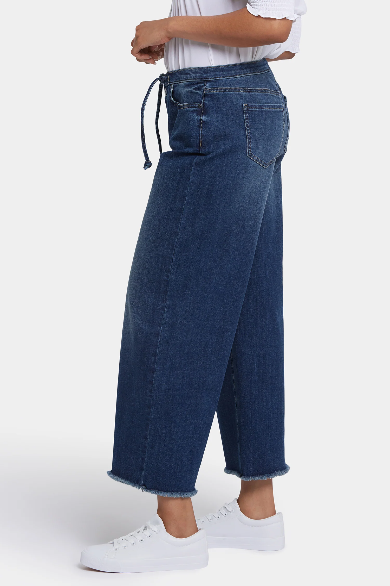 Cindi Relaxed Wide Leg Ankle Jeans - Rio Rapids - Image 4