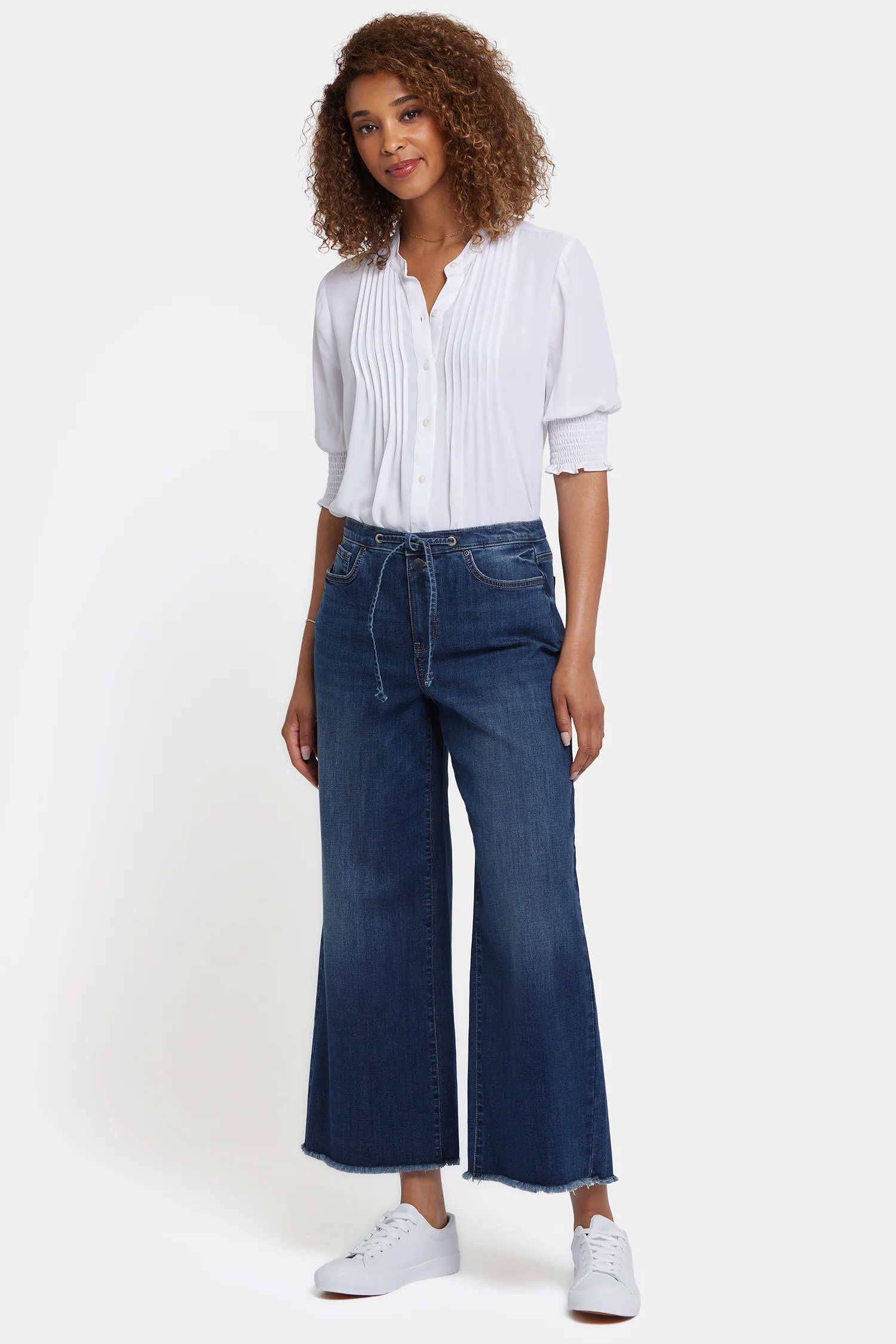 Cindi Relaxed Wide Leg Ankle Jeans - Rio Rapids - Image 5