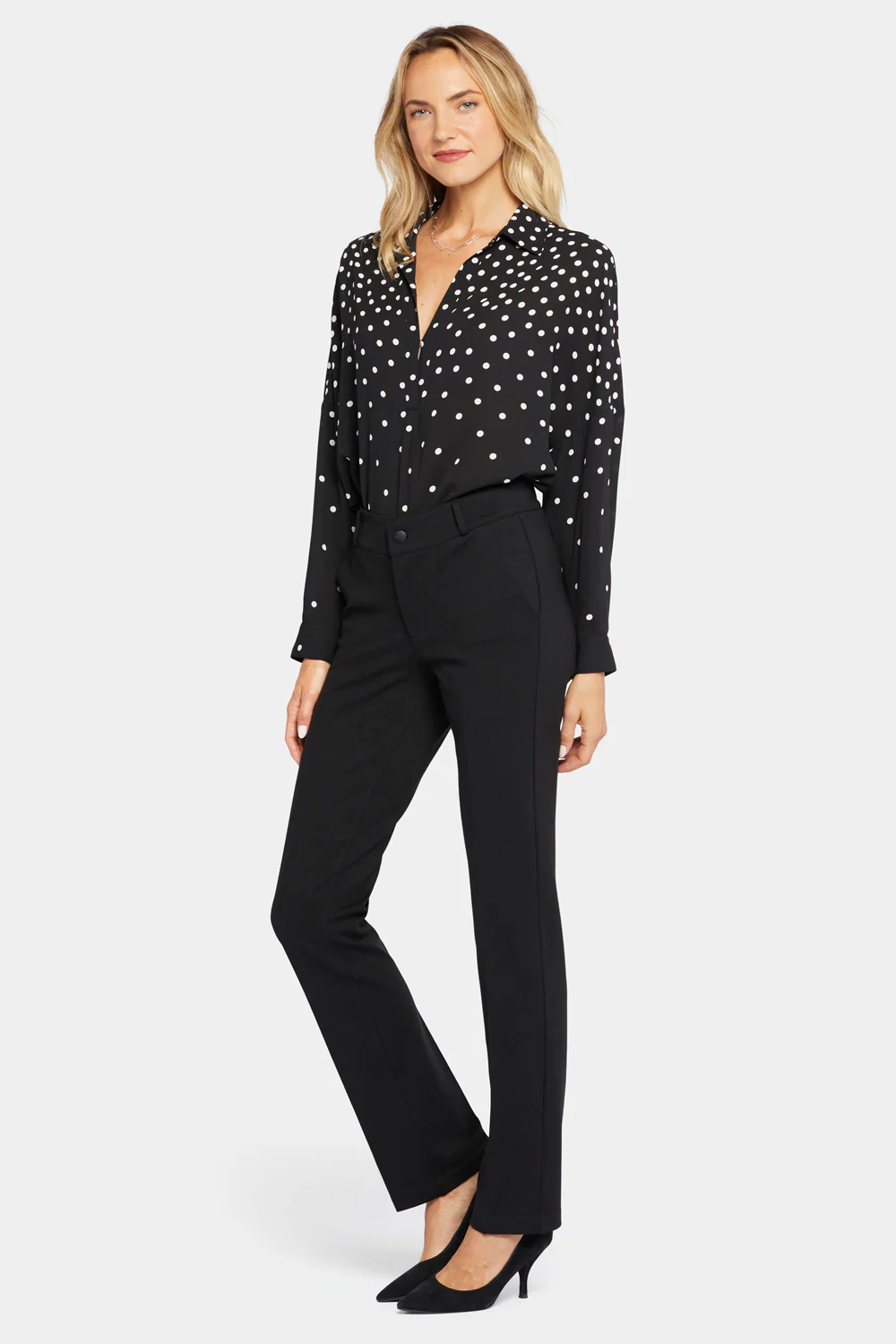 Classic Trouser Pants In Petite - Black - Image 5