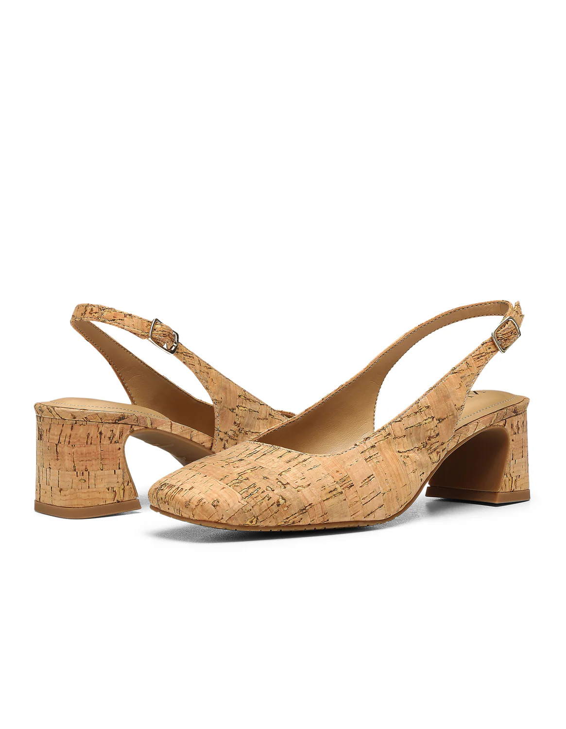 Faelynn Slingback Heels - Natural - Image 8