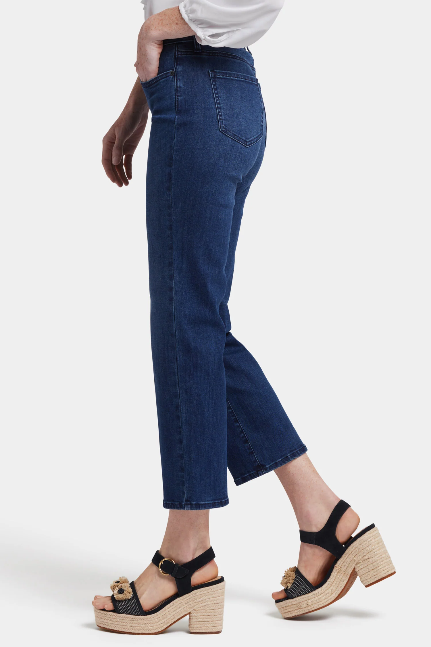 Marilyn Straight Ankle Jeans - Ibiza Blues - Image 4