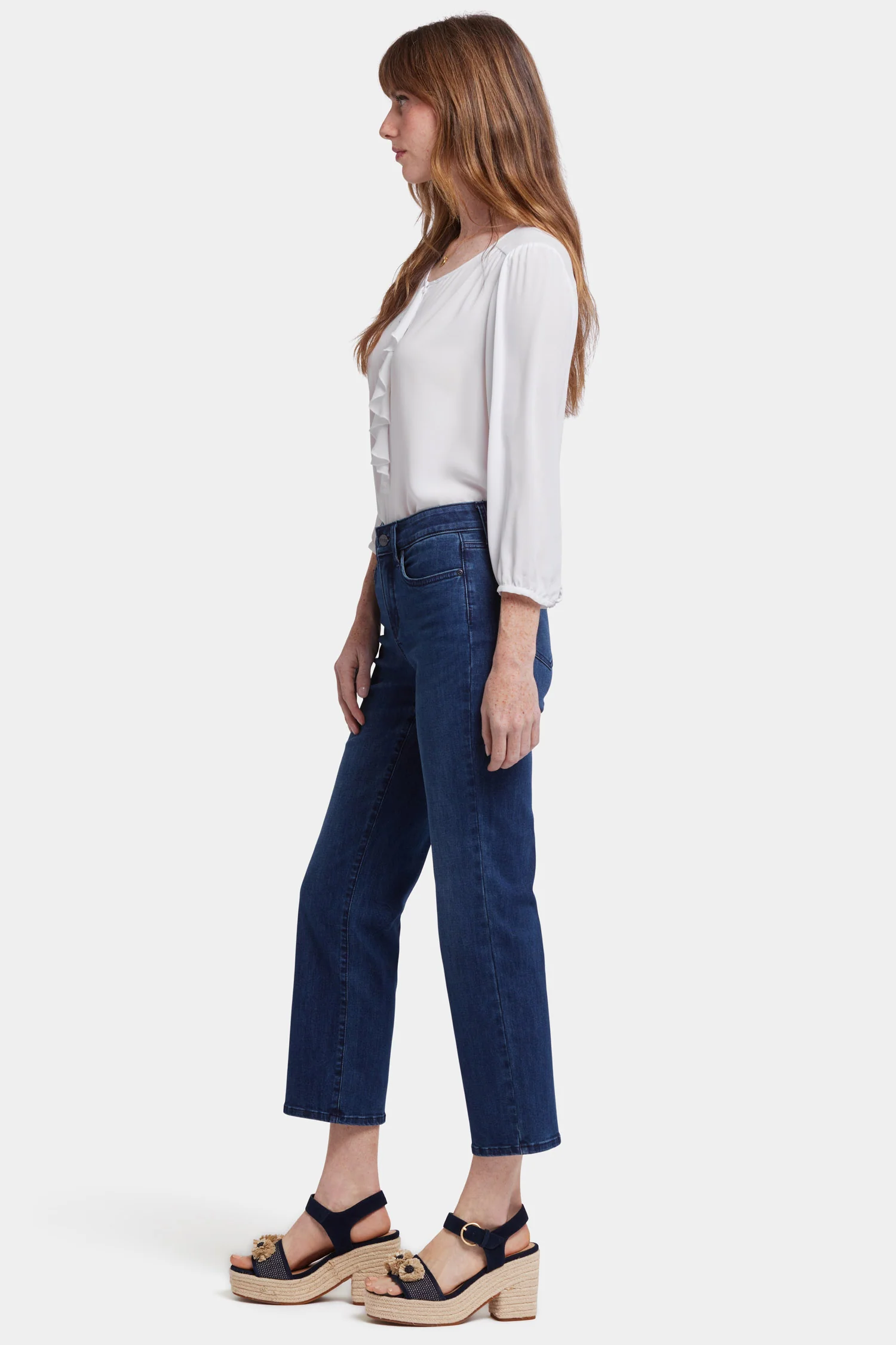 Marilyn Straight Ankle Jeans - Ibiza Blues - Image 6