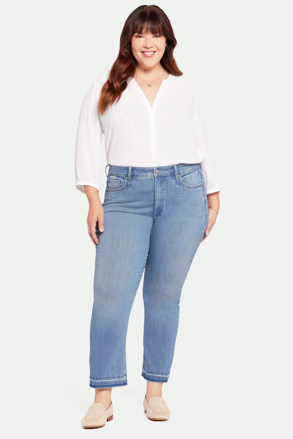 Marilyn Straight Ankle Jeans In Plus Size - Lovesick - Image 4