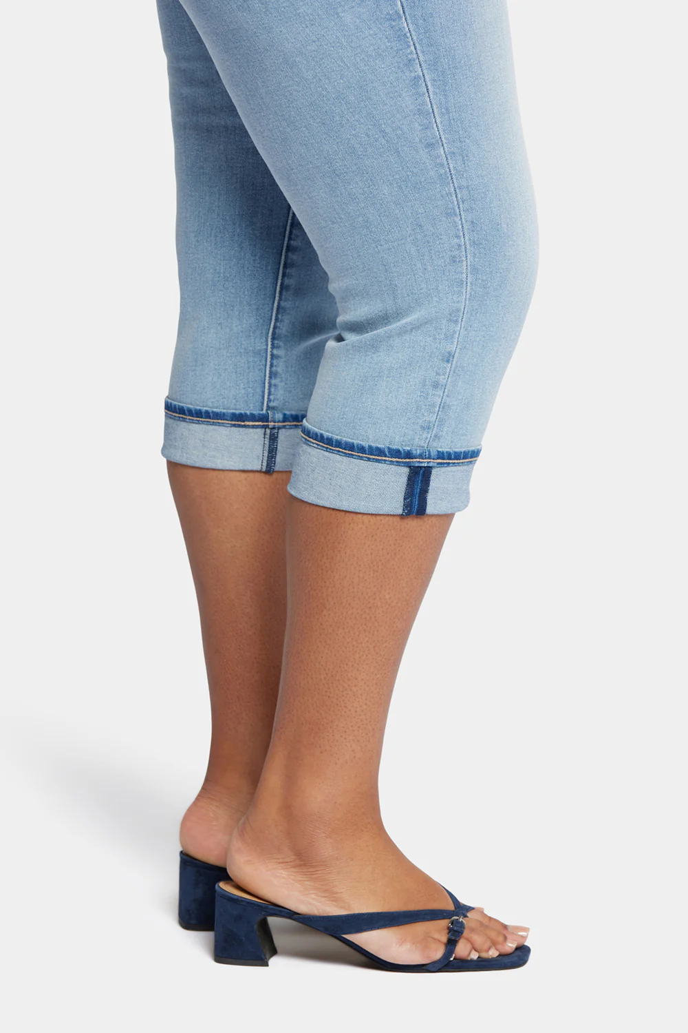 Marilyn Straight Crop Jeans In Plus Size - Afterglow - Image 6