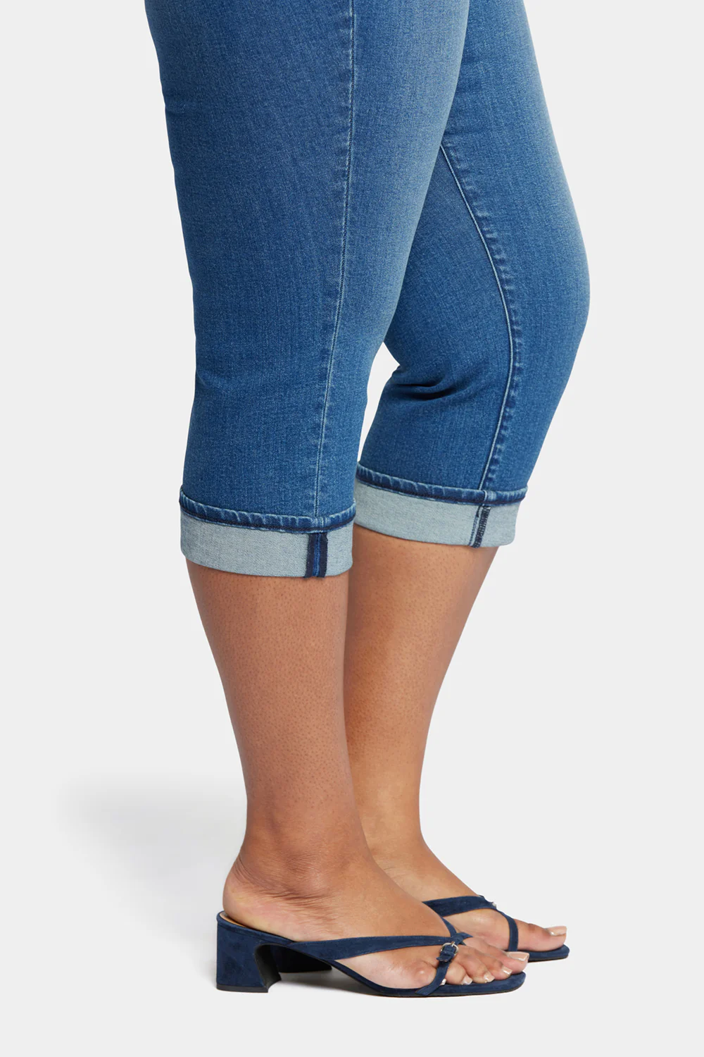 Marilyn Straight Crop Jeans In Plus Size - Windfall - Image 6