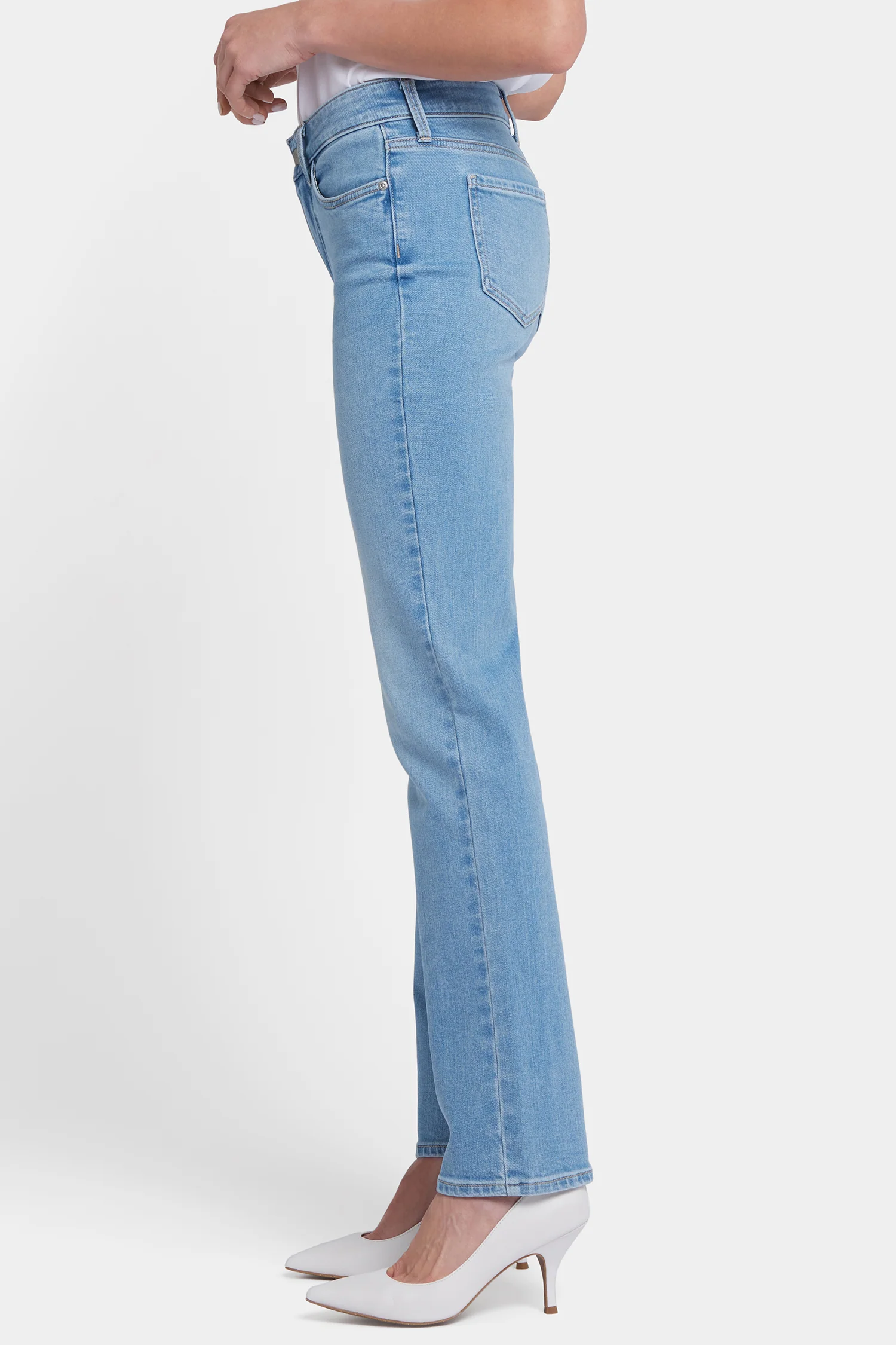 Marilyn Straight Jeans In Long Inseam - Salamanca Sun - Image 3