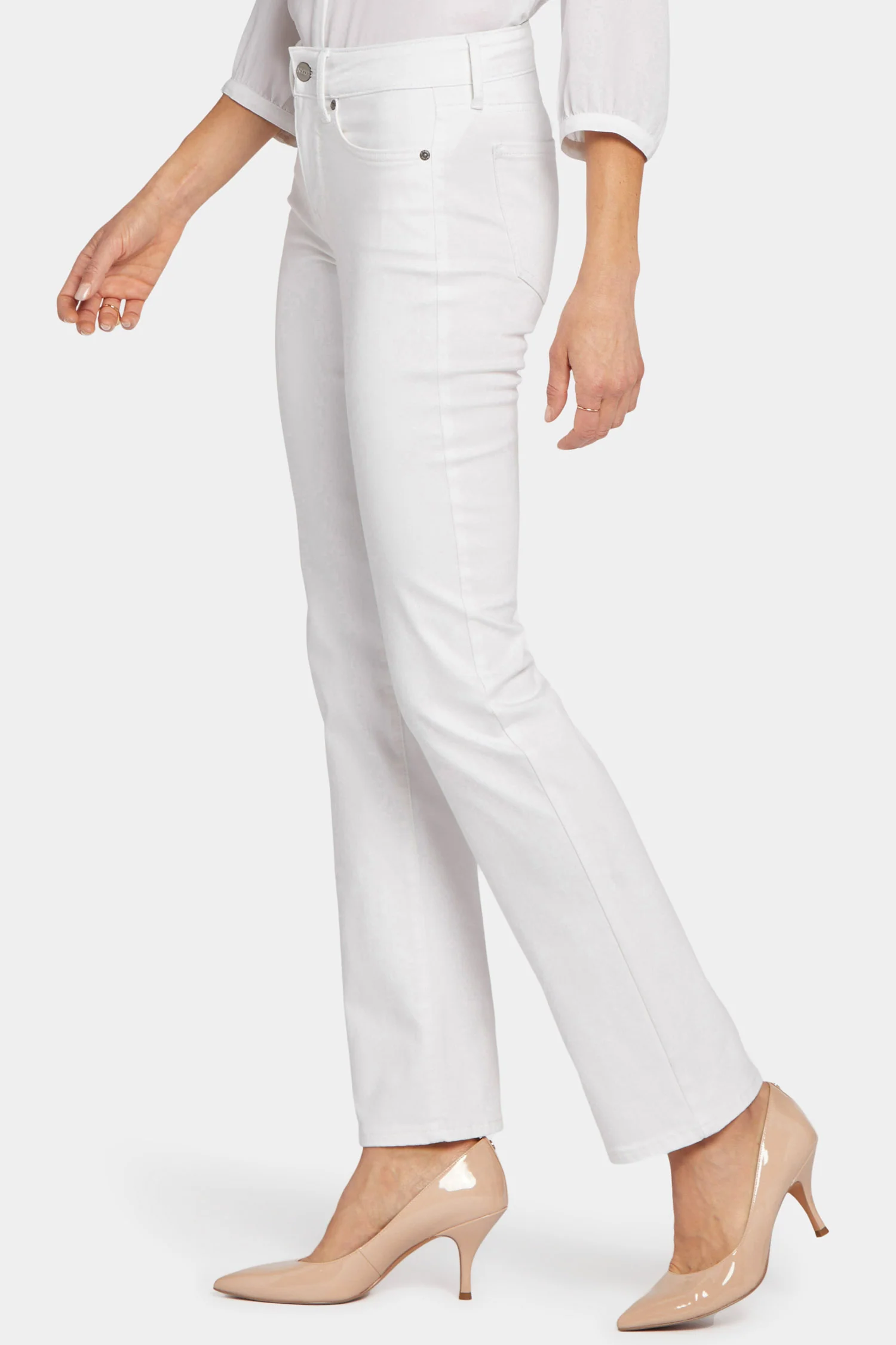 Marilyn Straight Jeans - Optic White - Image 3
