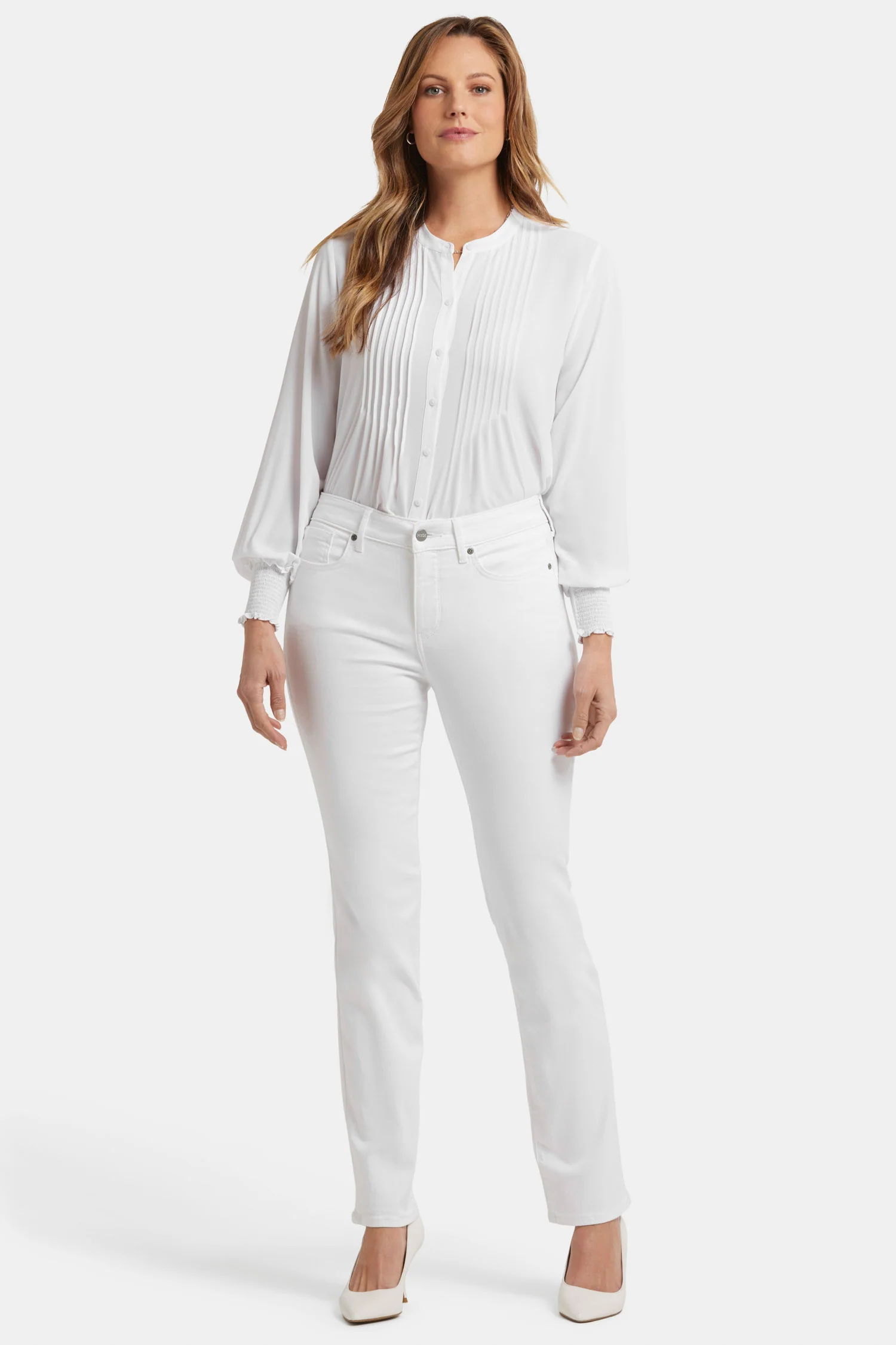 Marilyn Straight Jeans - Optic White - Image 4