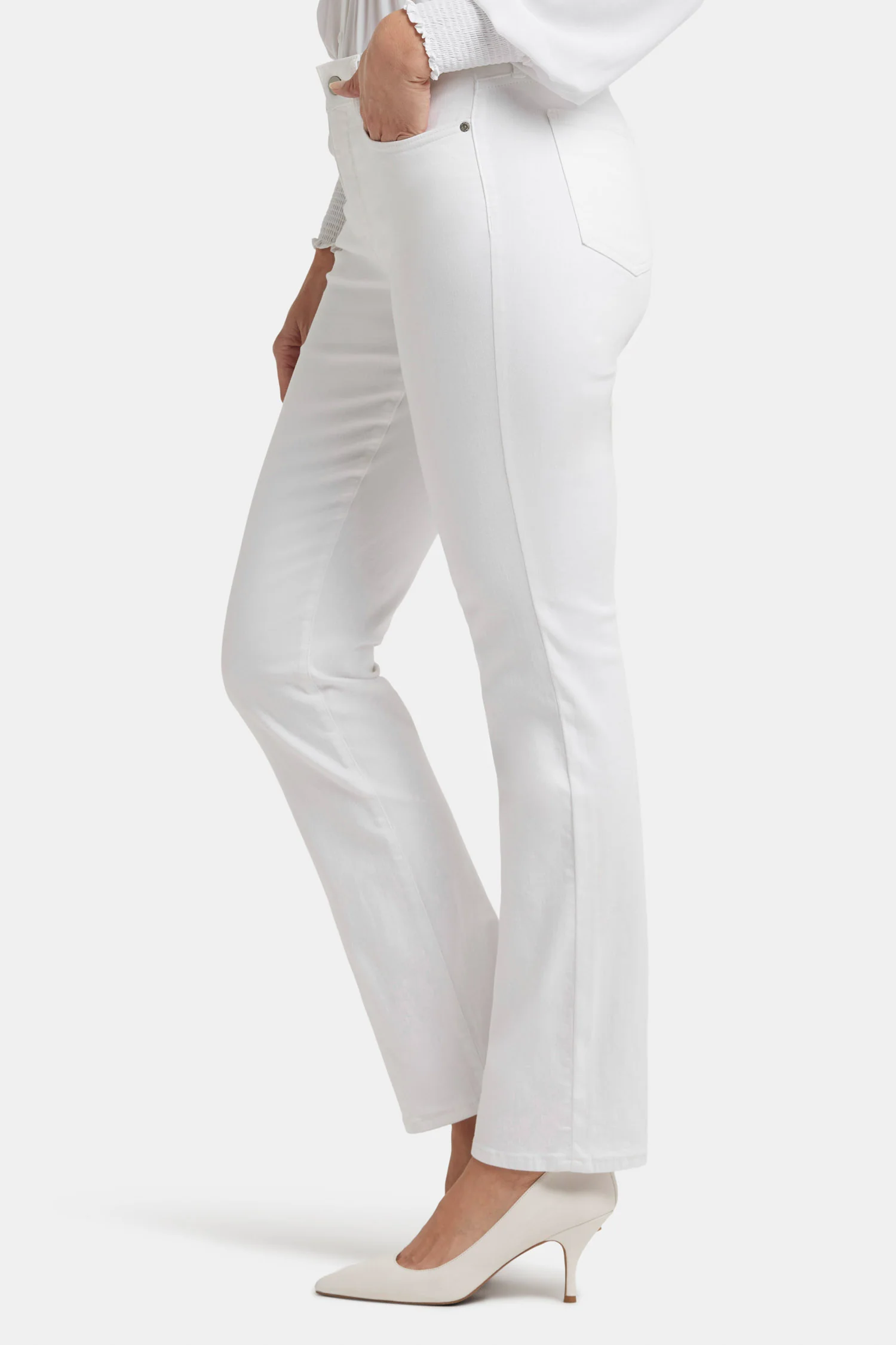 Marilyn Straight Jeans - Optic White - Image 6