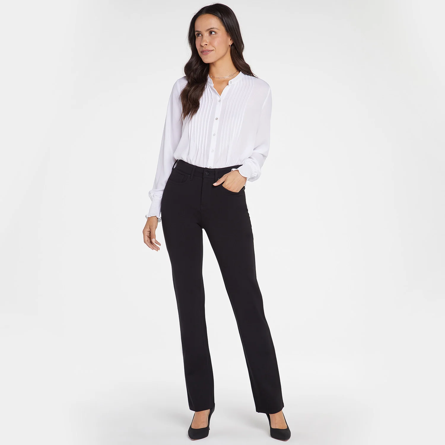Marilyn Straight Pants - Black - Image 7
