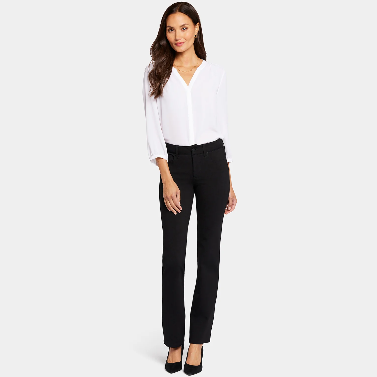 Marilyn Straight Pants - Black - Image 7