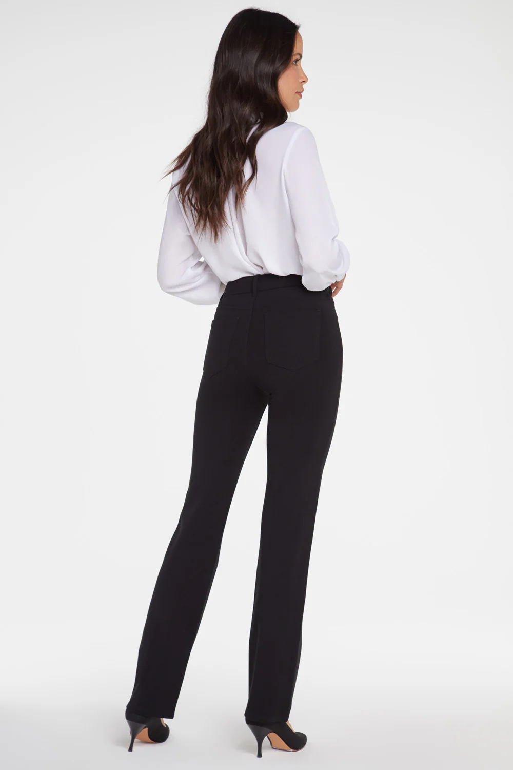 Marilyn Straight Pants In Petite - Black - Image 6