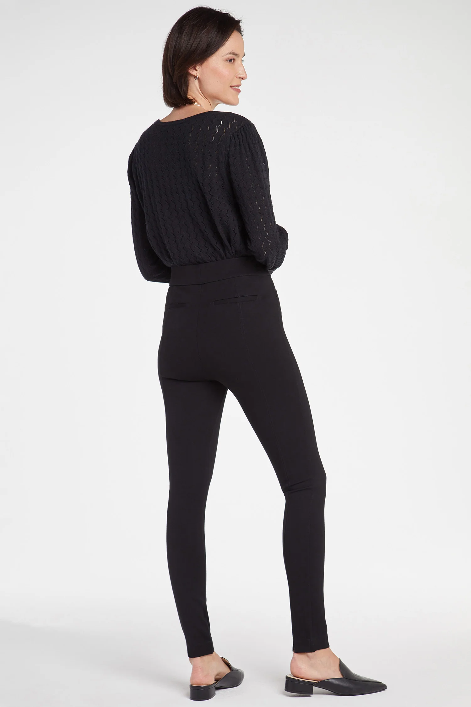 Pull-On Legging Pants - Black - Image 6