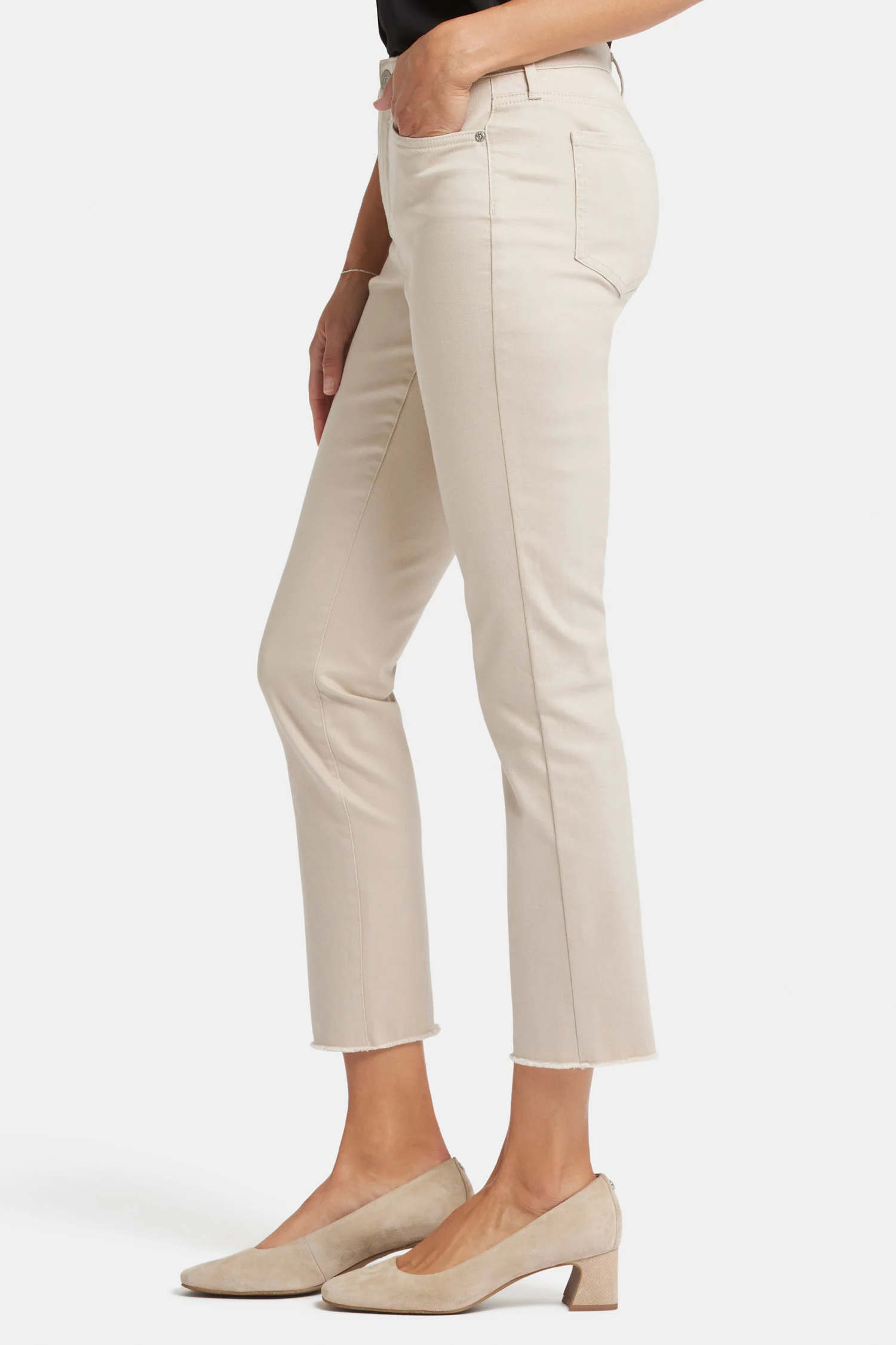 Sheri Slim Ankle Jeans - Feather - Image 3