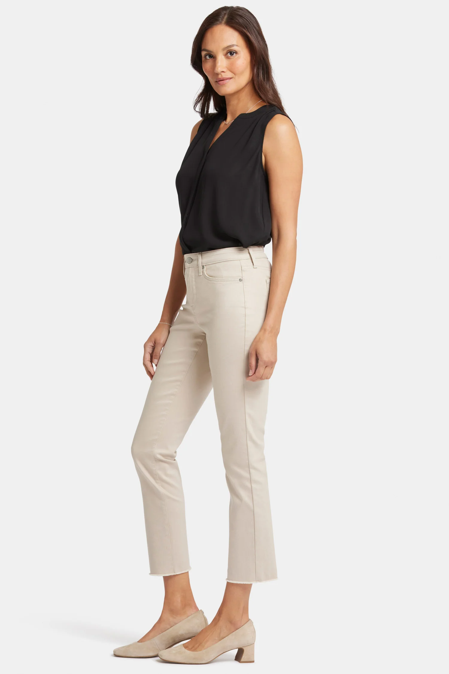 Sheri Slim Ankle Jeans - Feather - Image 5