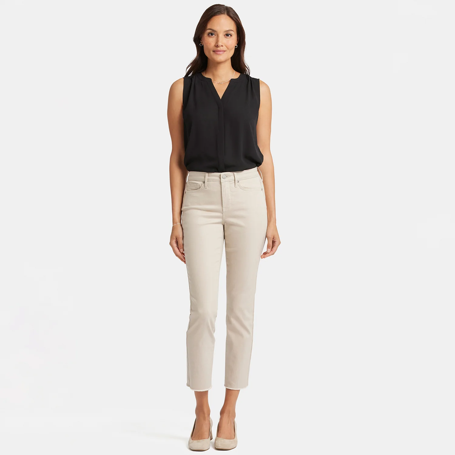 Sheri Slim Ankle Jeans - Feather - Image 7