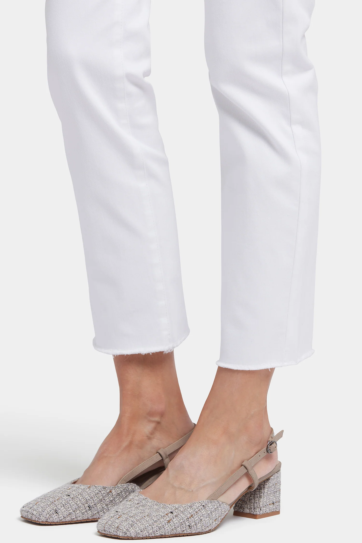 Sheri Slim Ankle Jeans - Optic White - Image 6