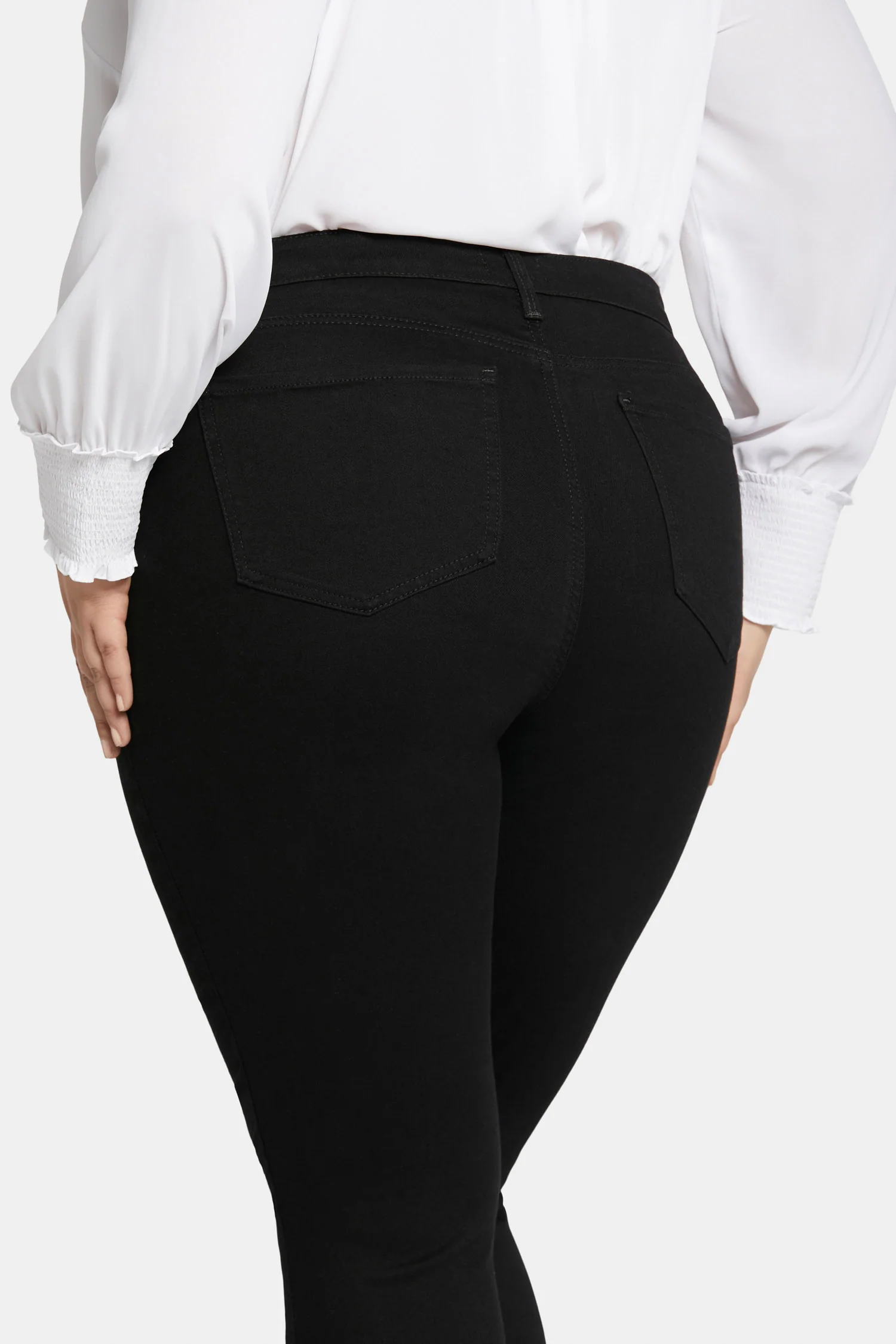 Sheri Slim Jeans In Plus Size - Black - Image 6