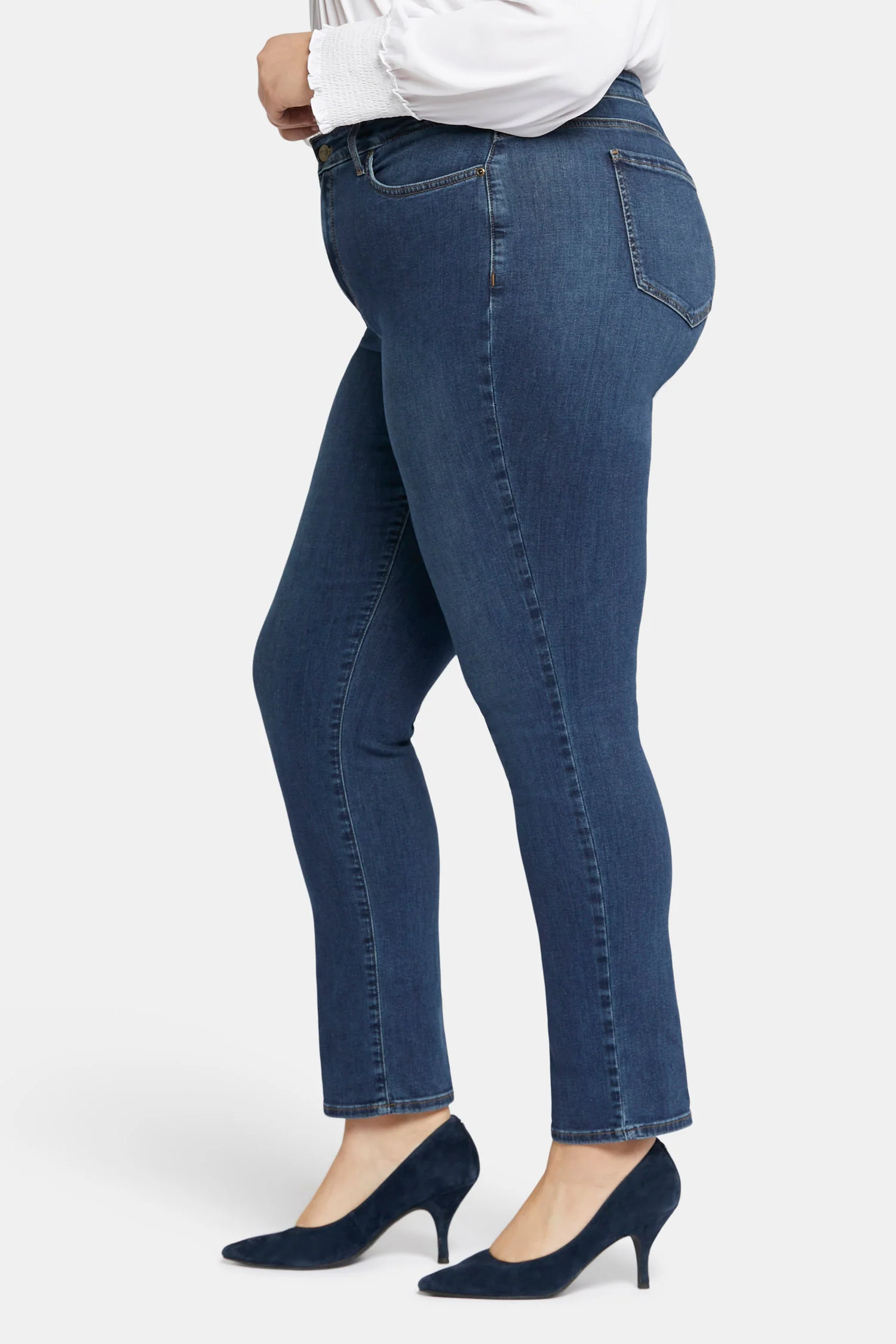 Sheri Slim Jeans In Plus Size - Cooper - Image 3