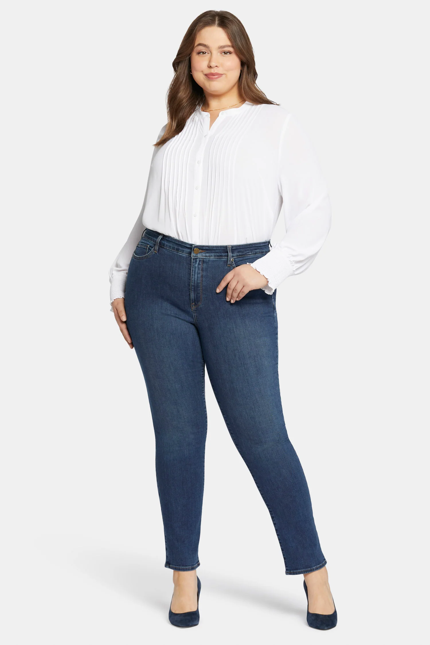 Sheri Slim Jeans In Plus Size - Cooper - Image 4