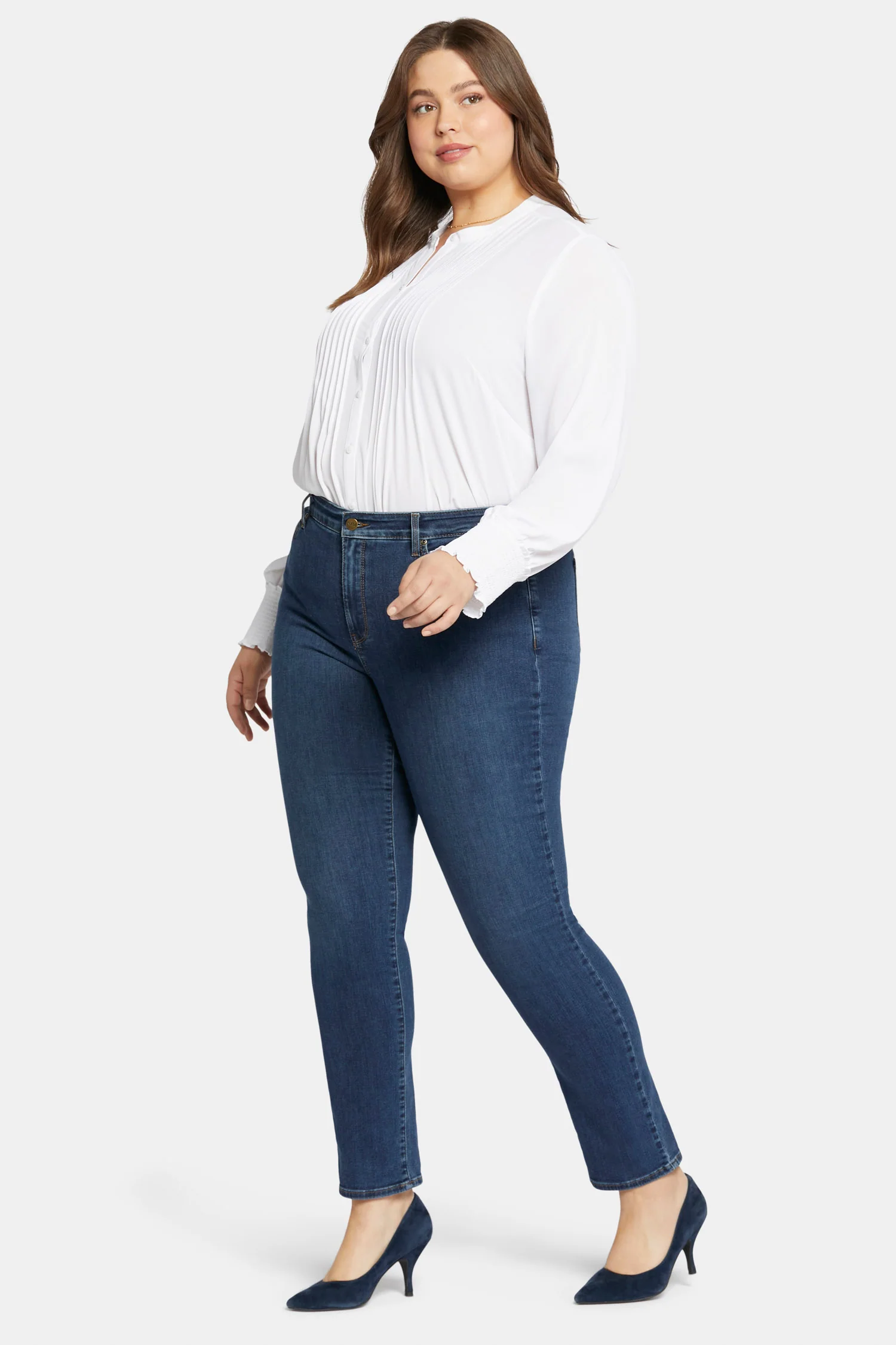 Sheri Slim Jeans In Plus Size - Cooper - Image 5