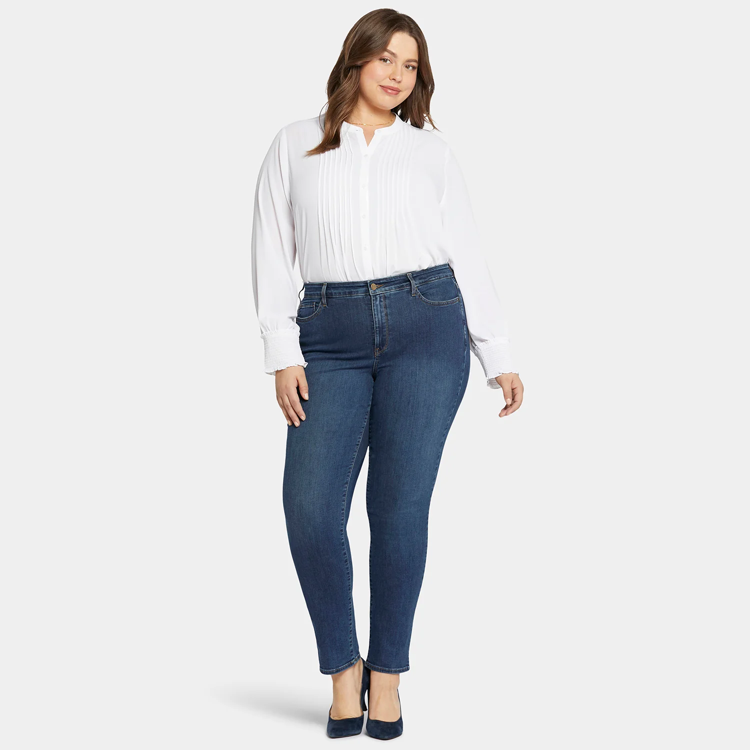 Sheri Slim Jeans In Plus Size - Cooper - Image 7