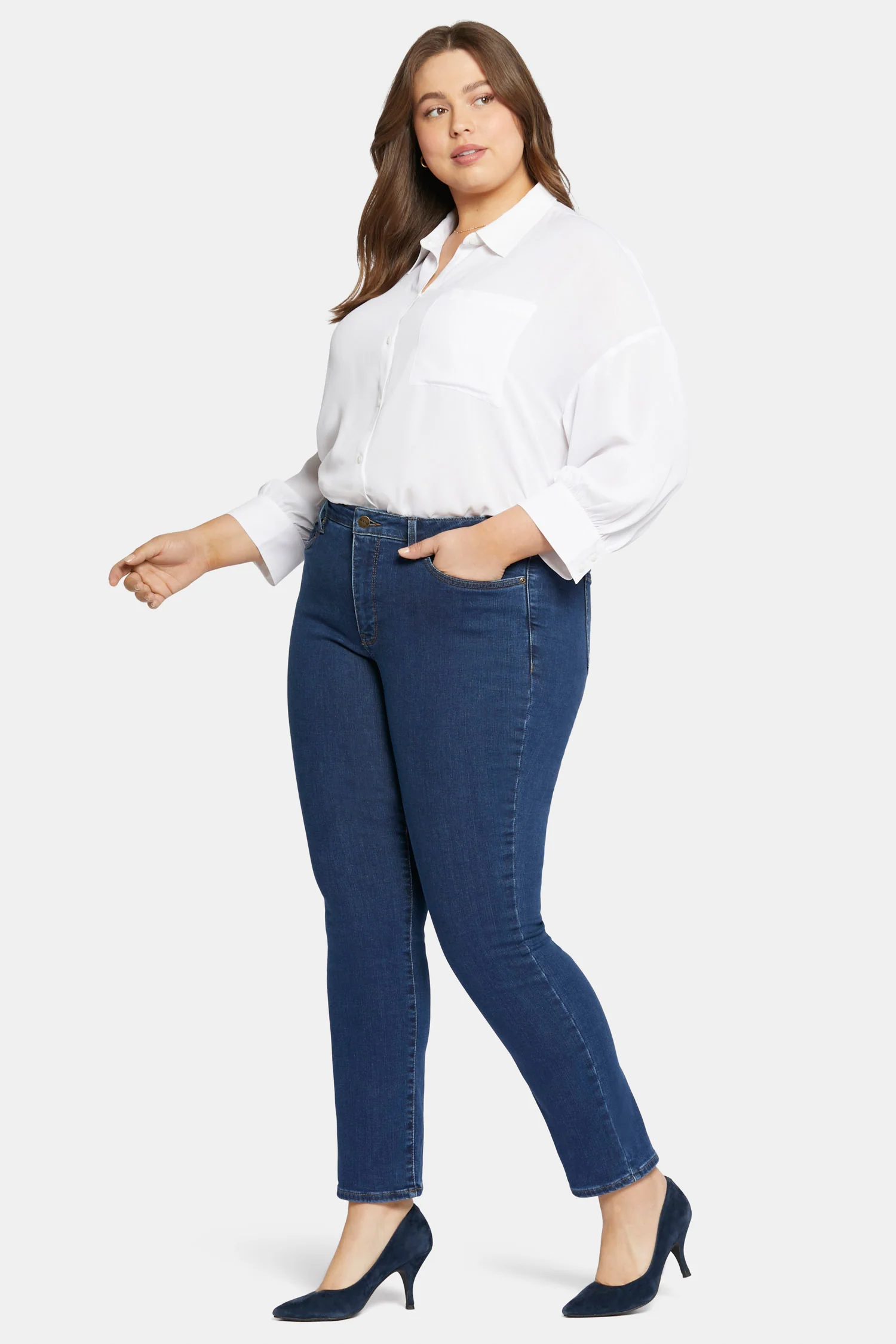 Sheri Slim Jeans In Plus Size - Quinn - Image 5