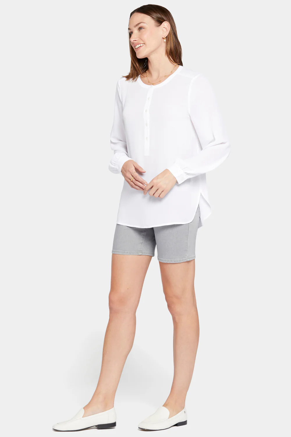 Simone Blouse - Optic White - Image 3
