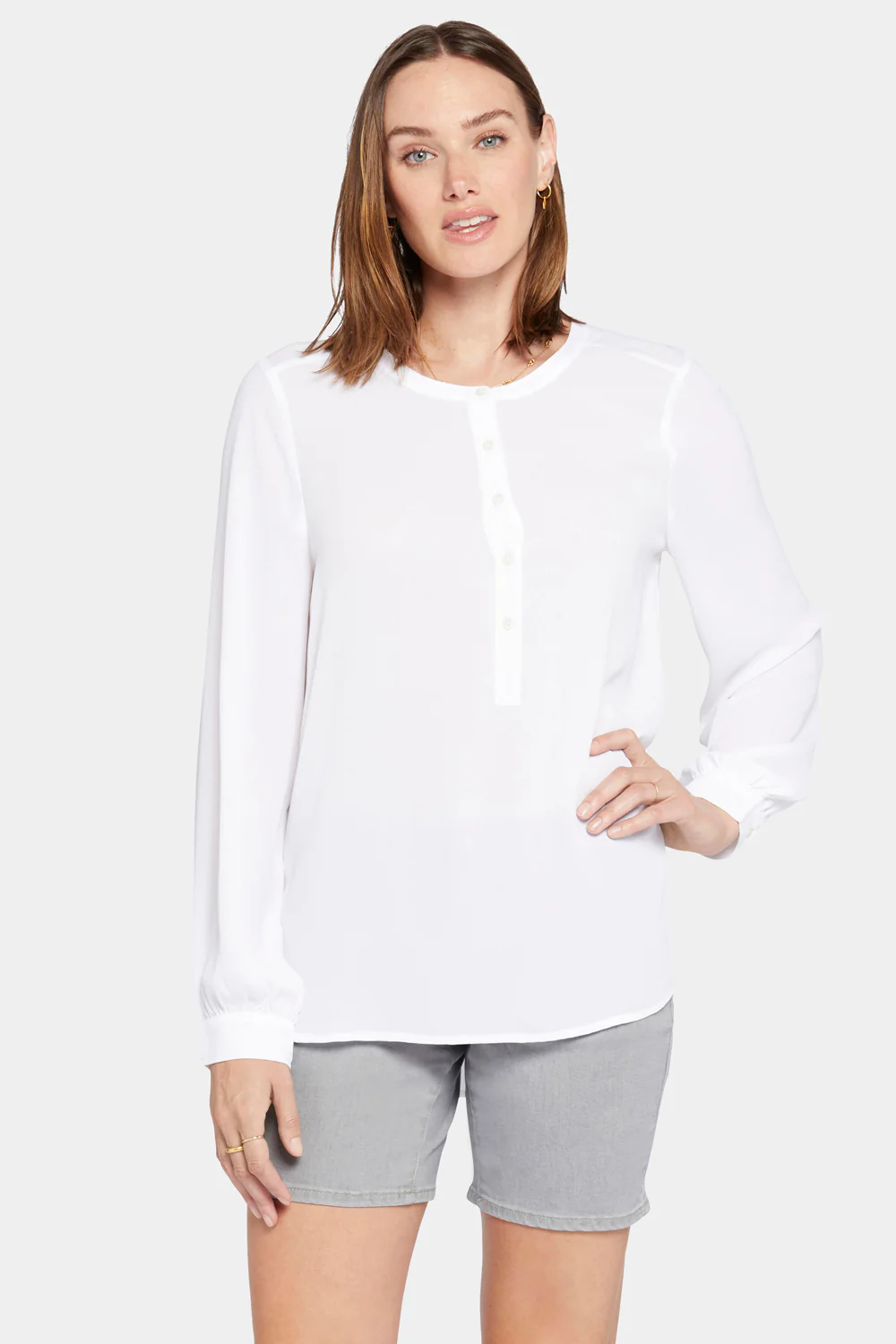 Simone Blouse - Optic White - Image 4